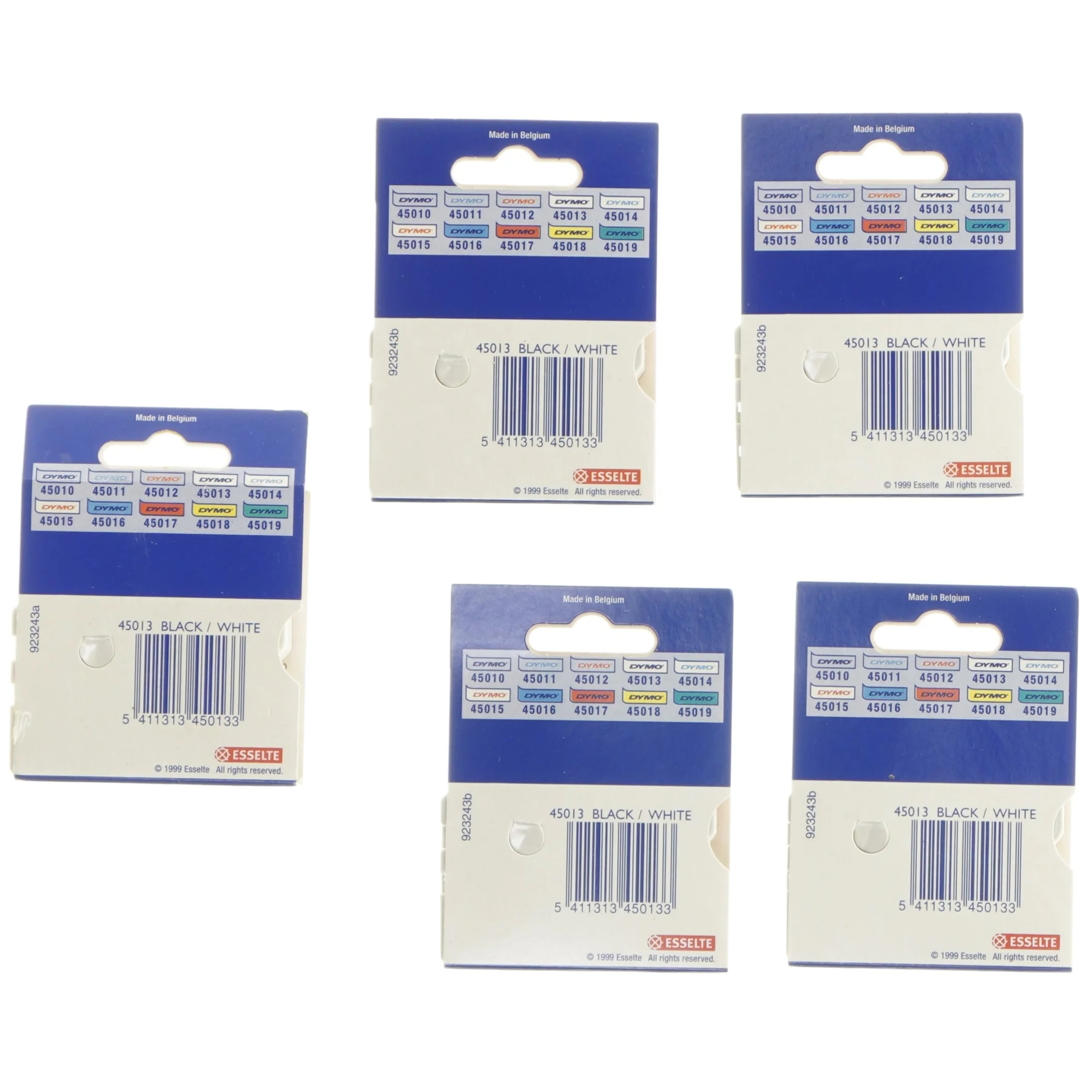 Dymo D1 Label Kassette 12mm fra Dymo (str. 9x9x7 cm)