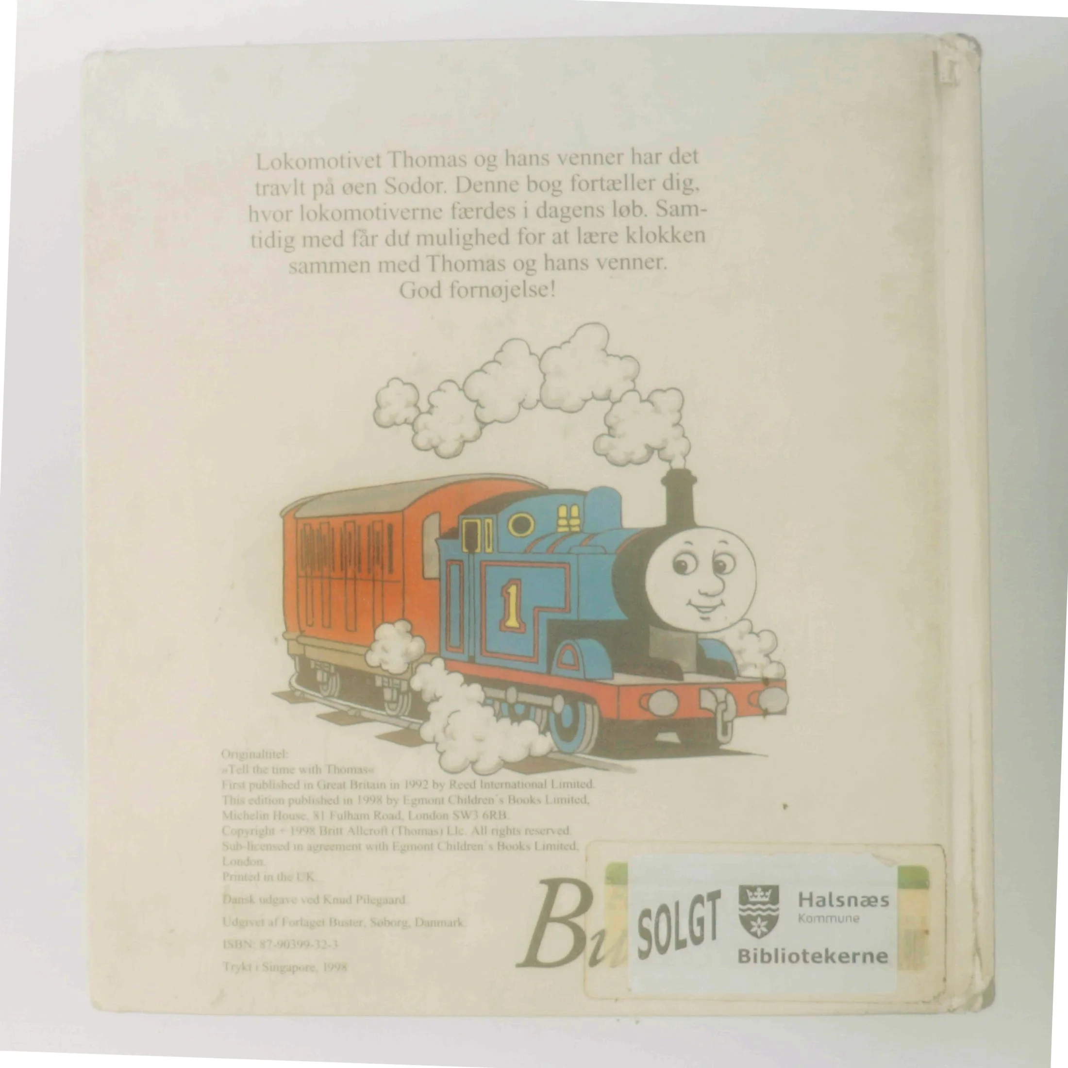 Lær klokken med Thomas af Christopher Awdry (Bog)