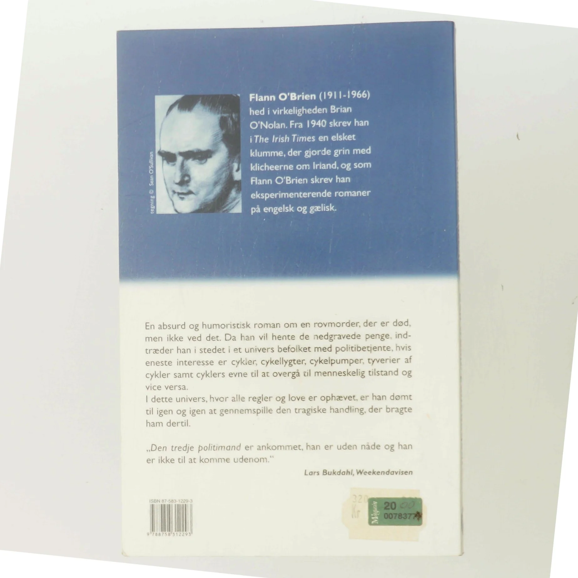 Den tredje politibetjent : roman af Flann O'Brien (Bog)