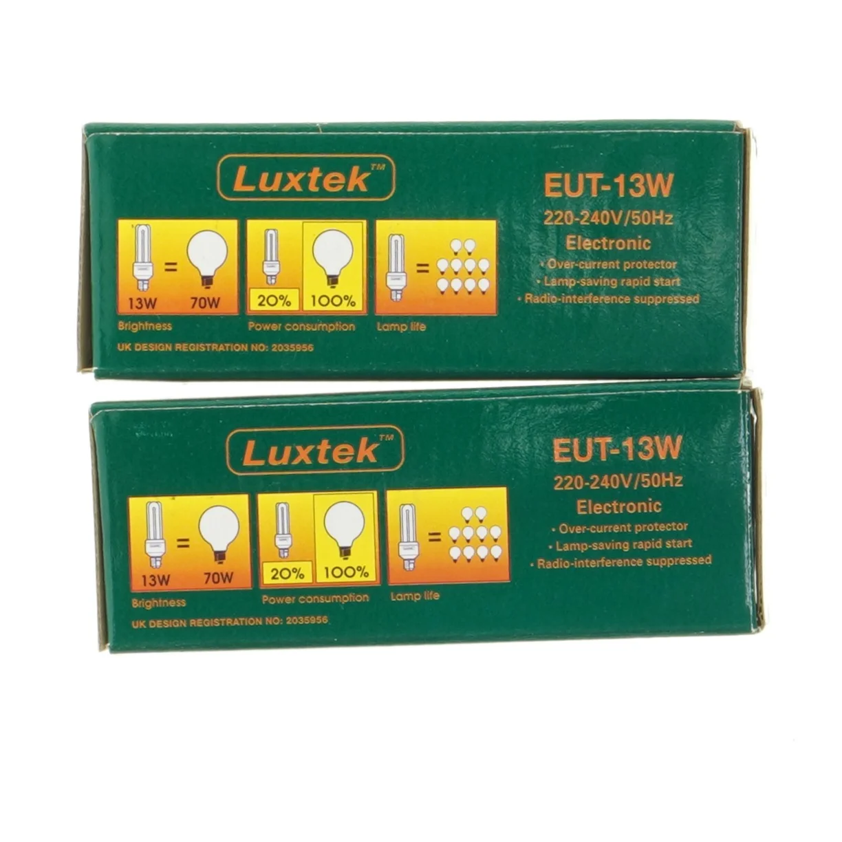 Luxtek EUT-13W Energisparepære fra Luxtek (str. 220-240 v)