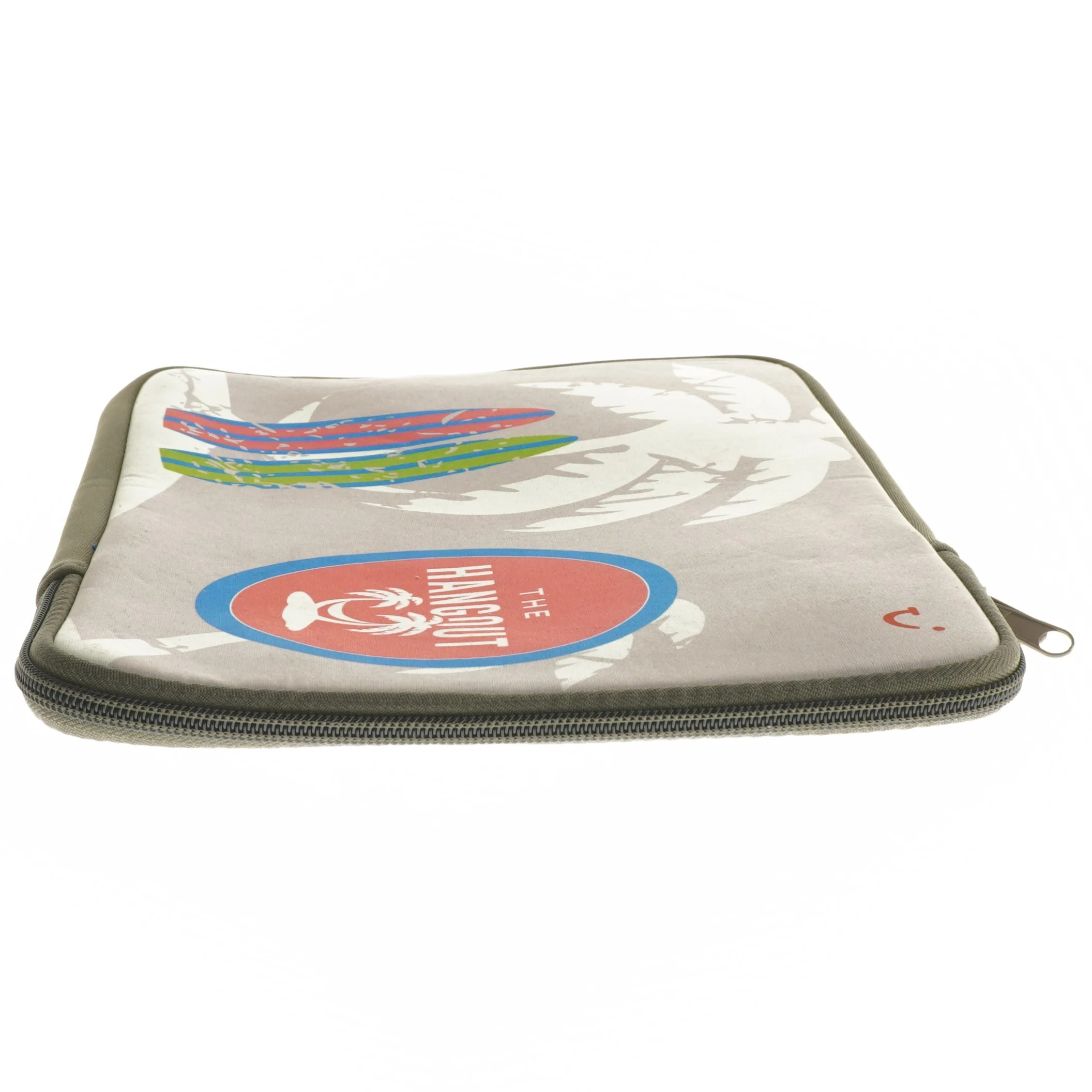 Laptop sleeve med surfbræt motiv (str. 31x22 cm)