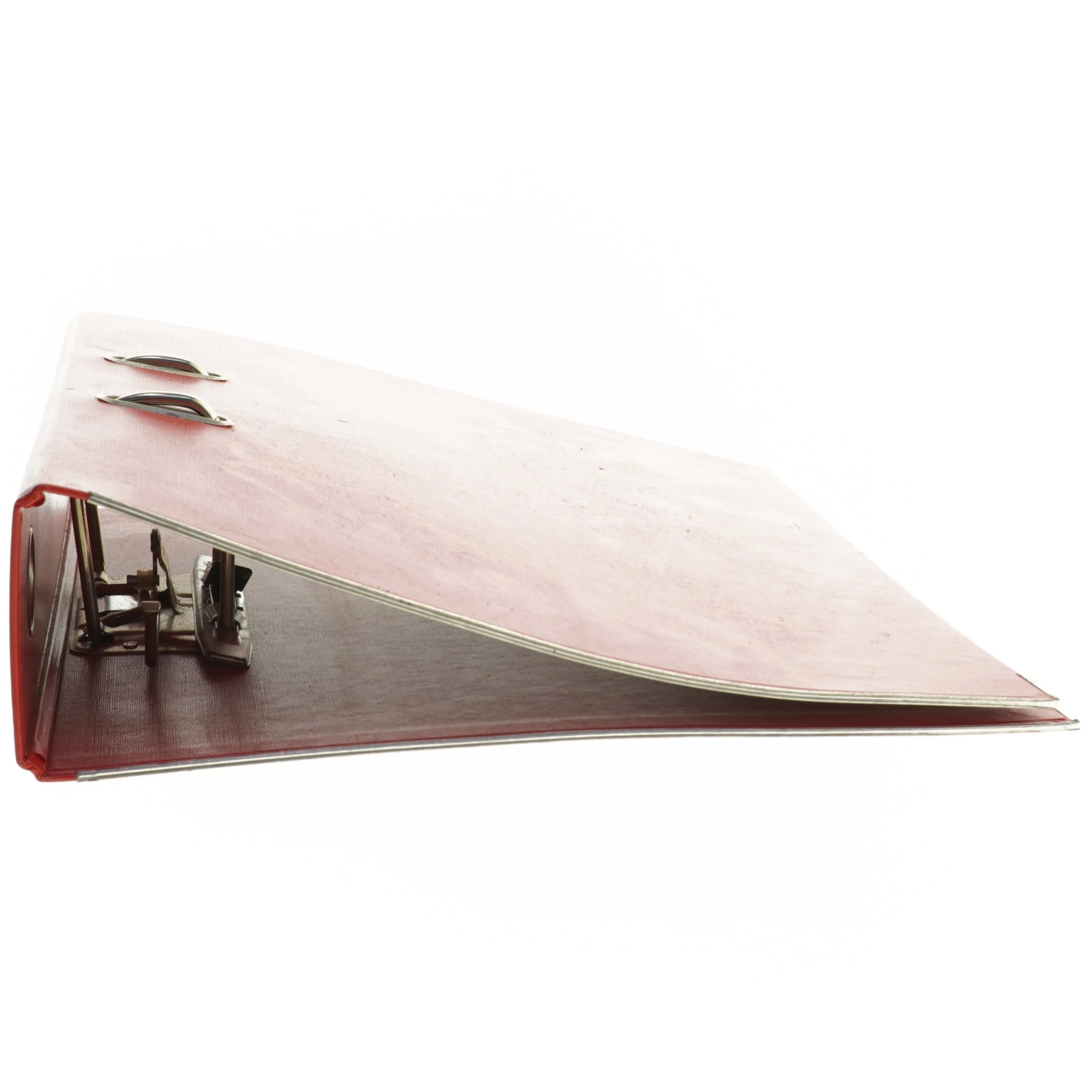 Rød ringbind mappestander