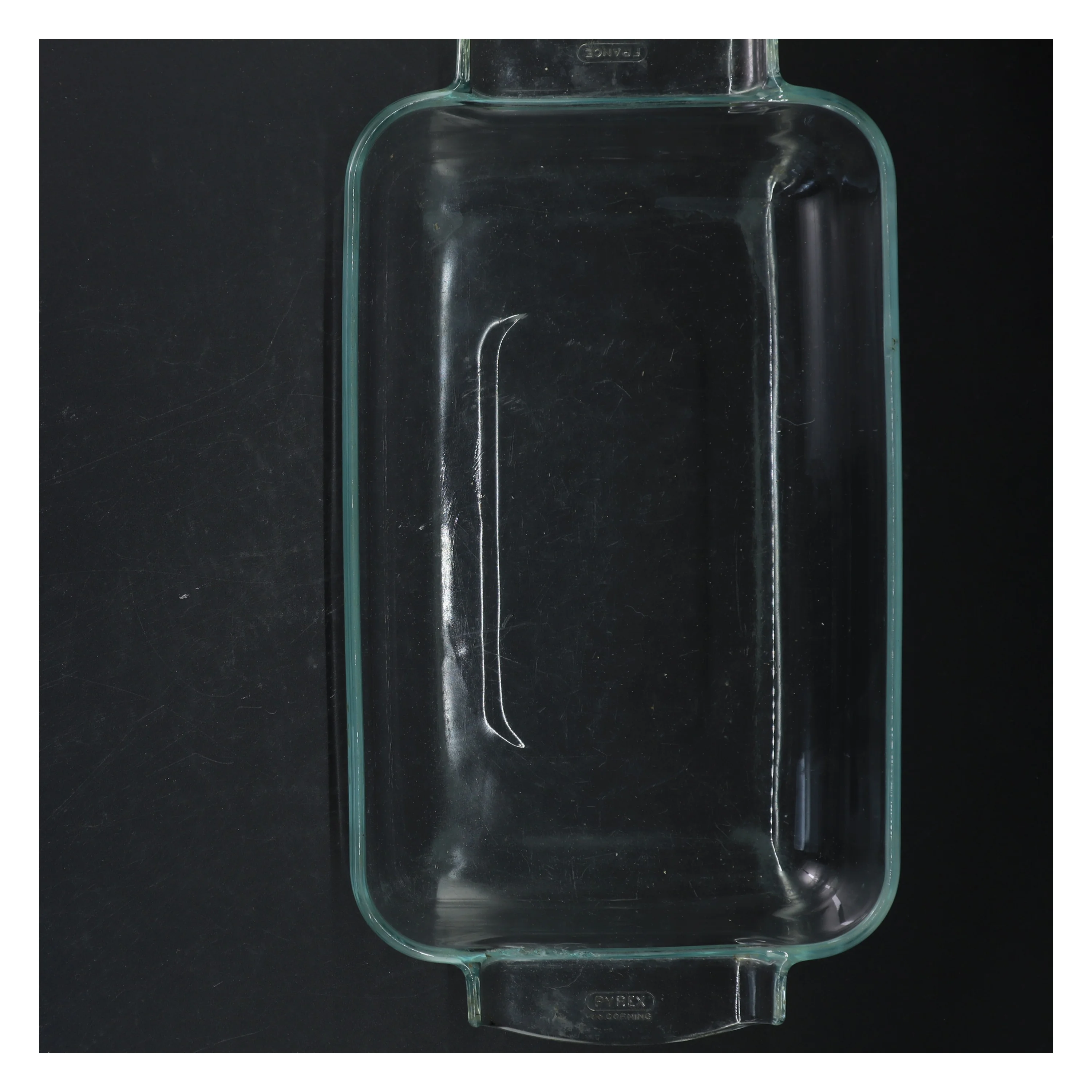 Pyrex glasfad fra Pyrex (str. 30,5 cm. og 28,5 cm)