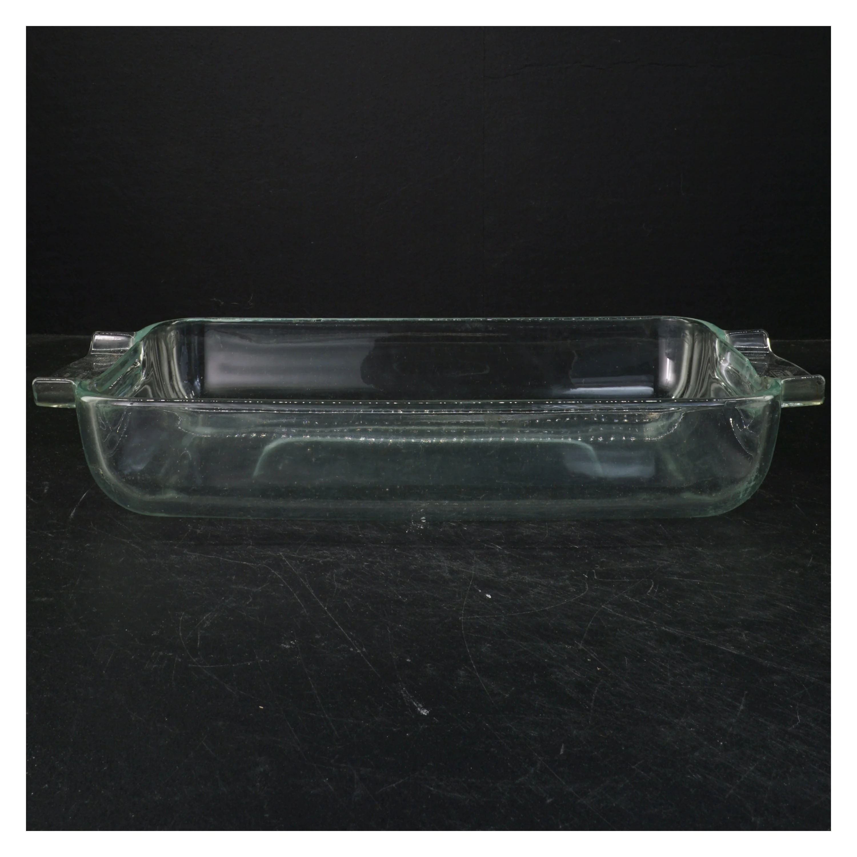 Pyrex glasfad fra Pyrex (str. 30,5 cm. og 28,5 cm)