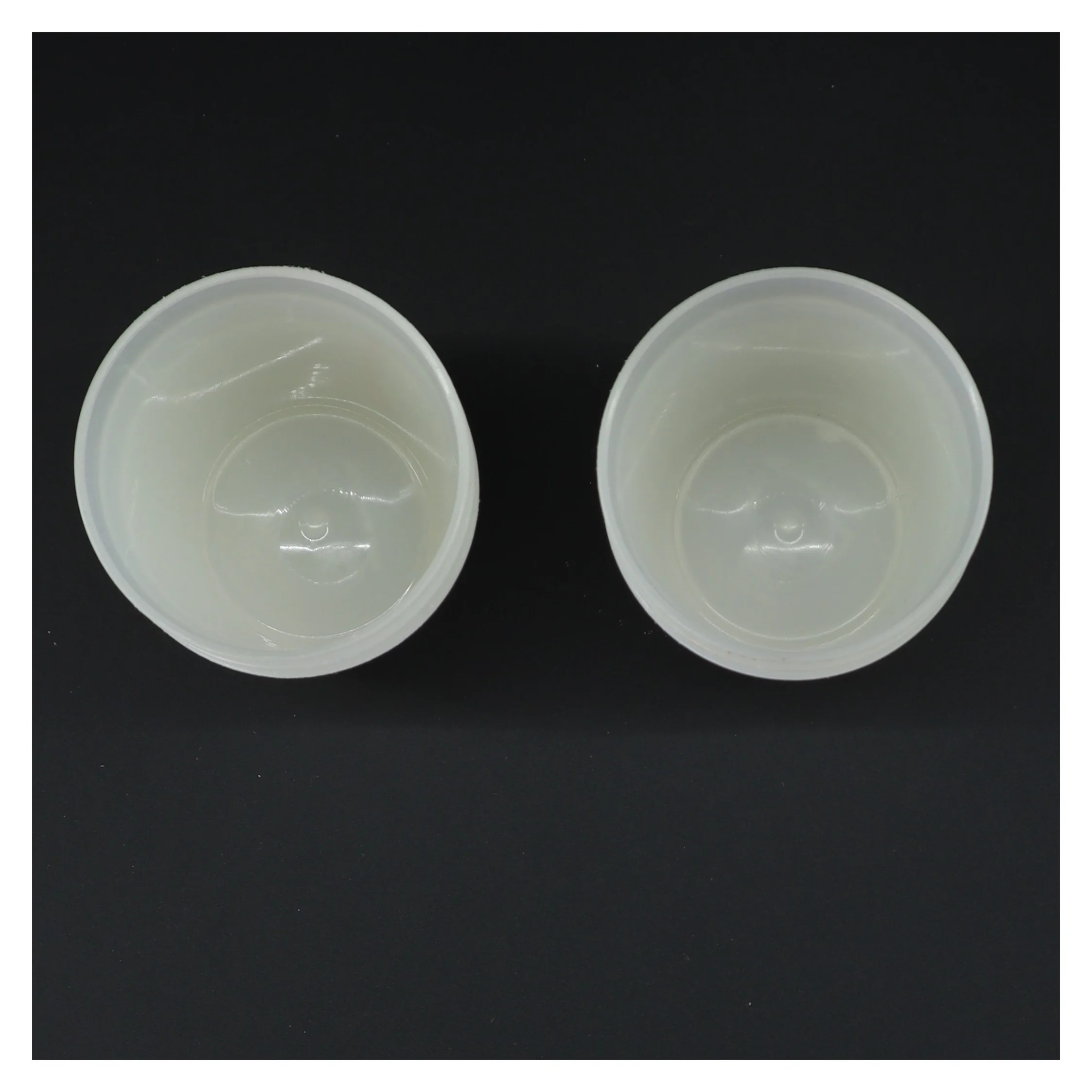 Sæt med 6 plastikkrus (str. 6 styk. ø. 8 cm)