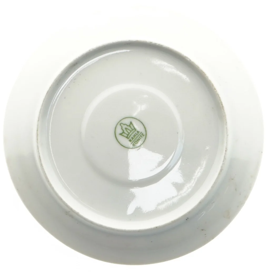 Porcelæns tallerken med blomstermotiv fra Kahla (str. Ø 13 cm)