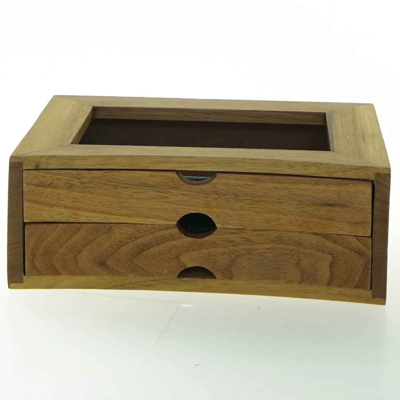 Træbilledramme med skuffe (str. 20x15 cm)