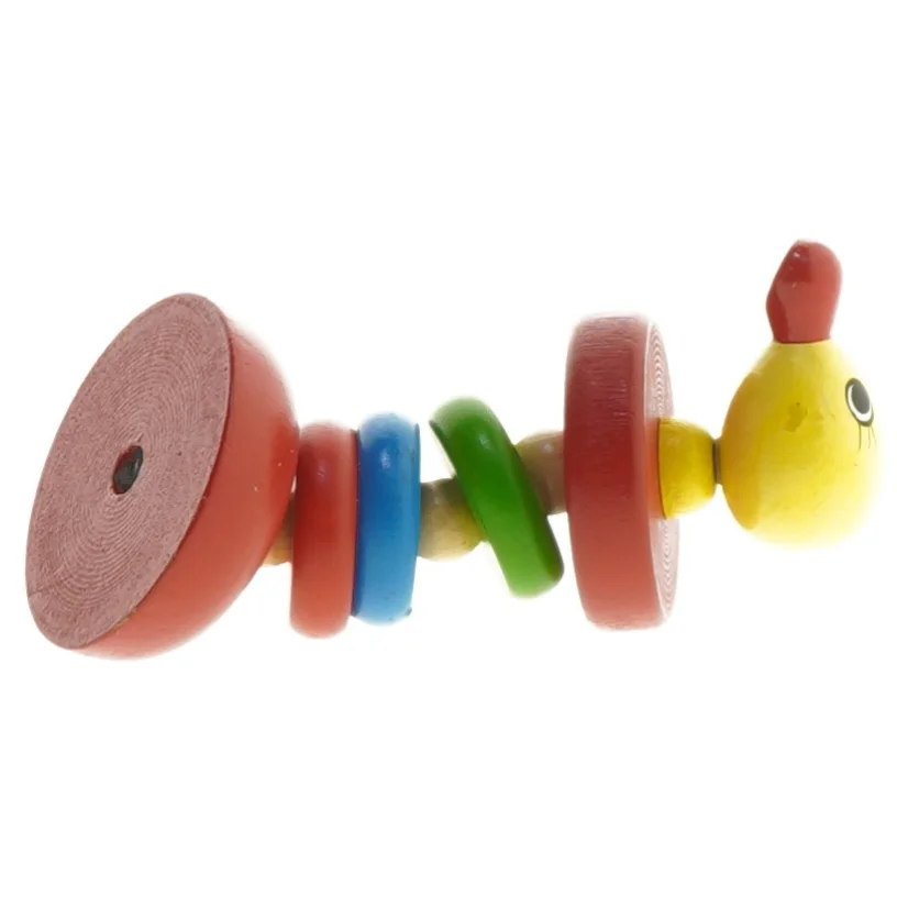 Træfigur med fugl (str. 11 cm)