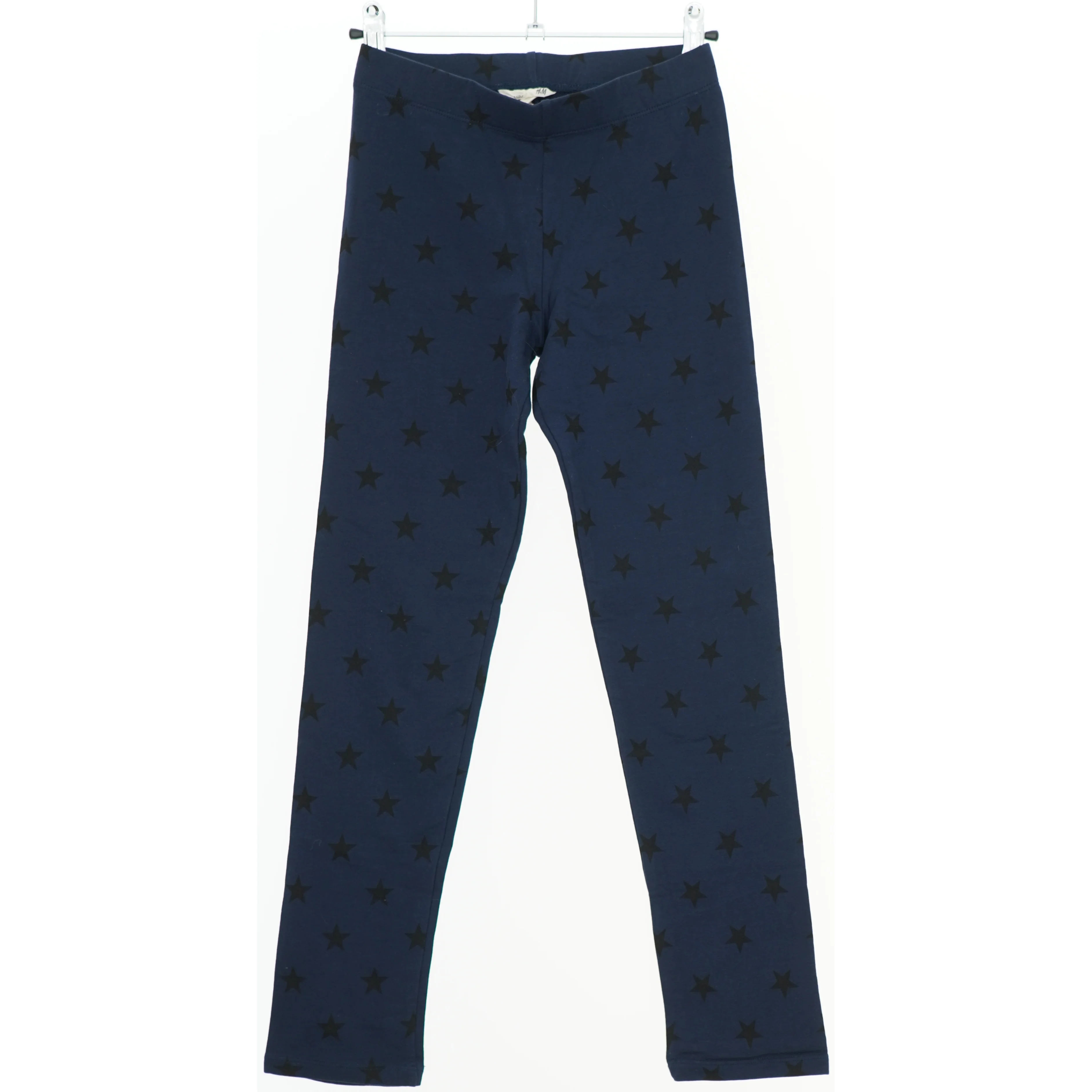 Mørkeblå leggings med stjernemønster fra H&M (str. 152)