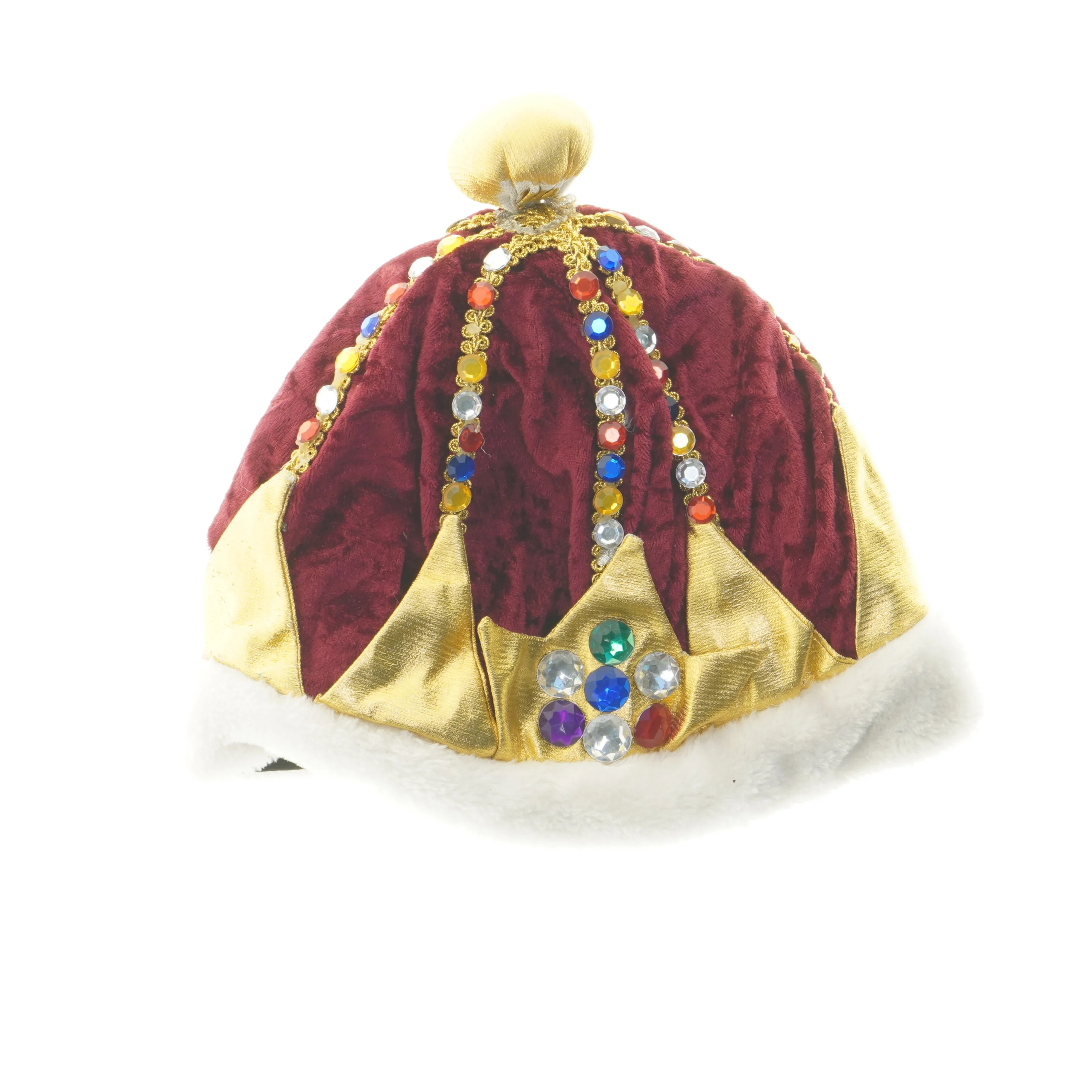 Kongekrone kostumehat (str. Ø 22 cm)