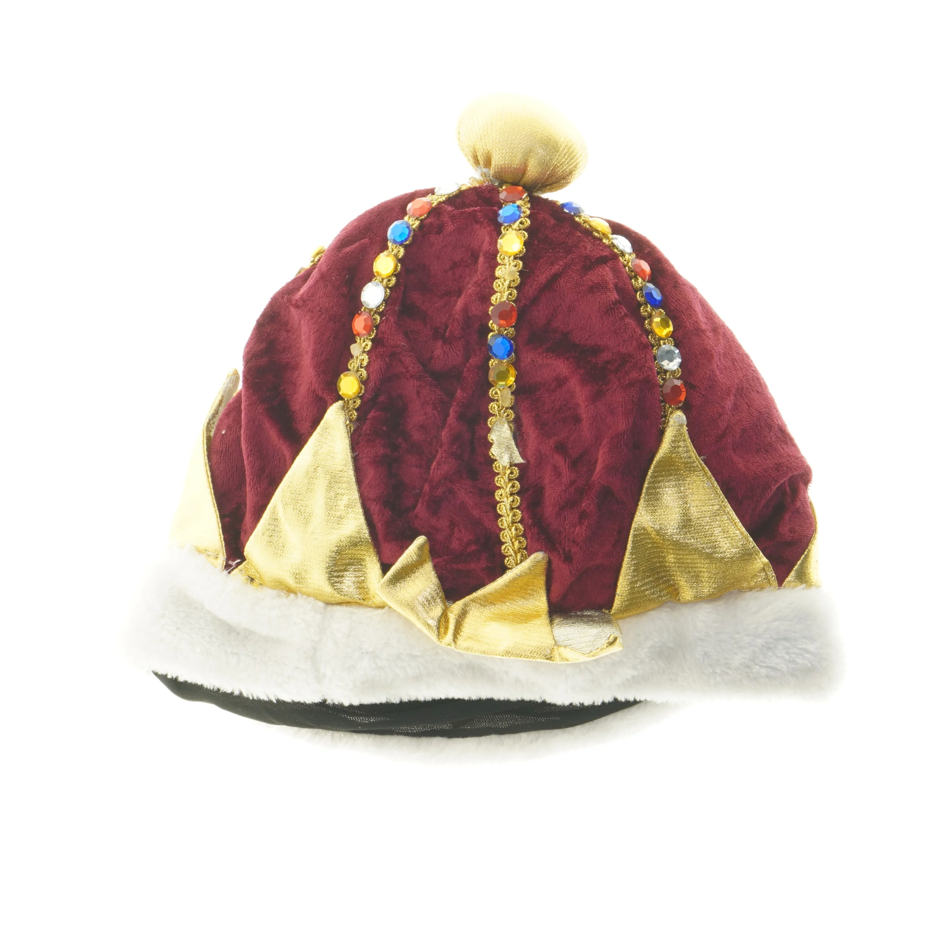 Kongekrone kostumehat (str. Ø 22 cm)