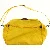 Gul skuldertaske (str. 45x28 cm)