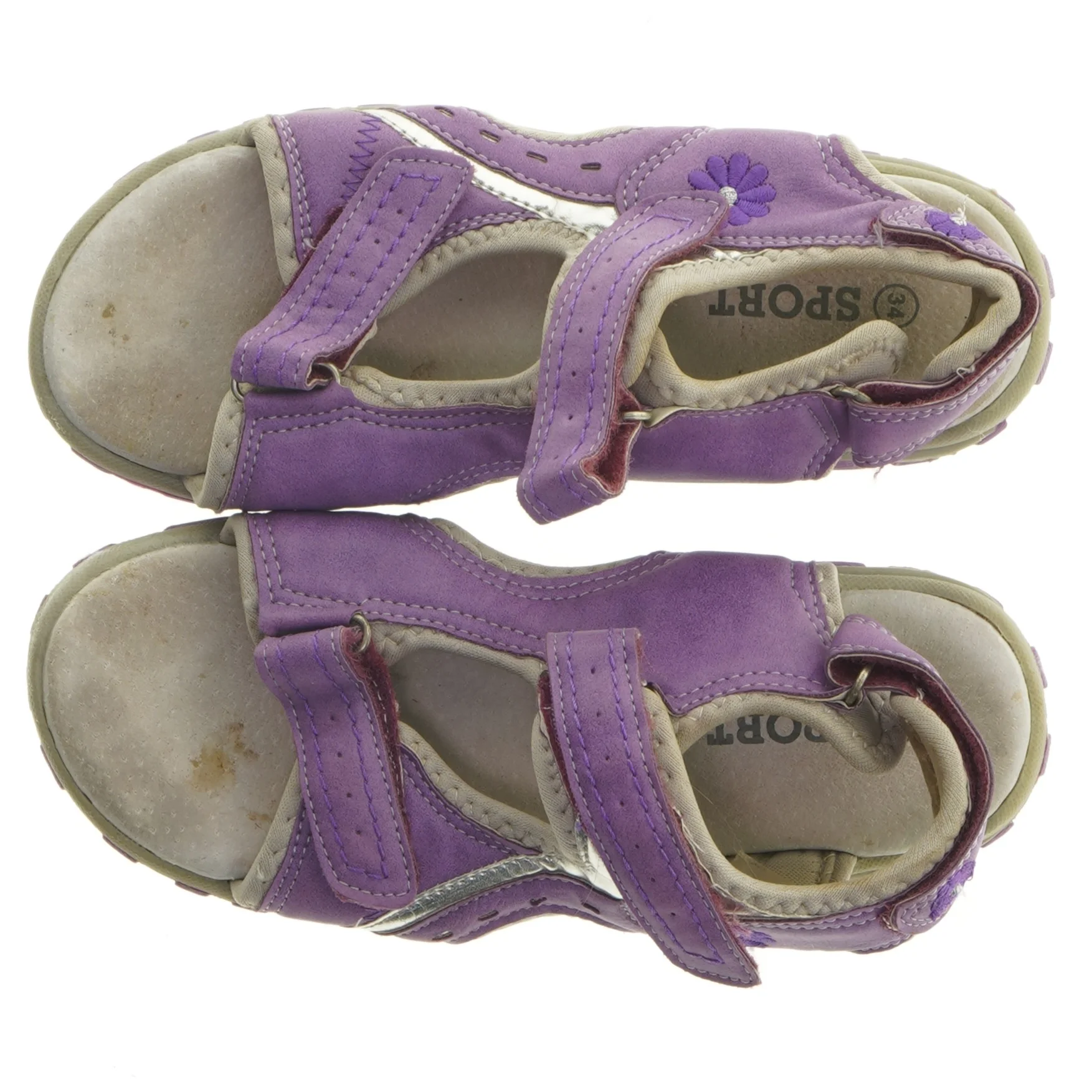 Børnesandaler i lilla fra Sport (str. 34 )