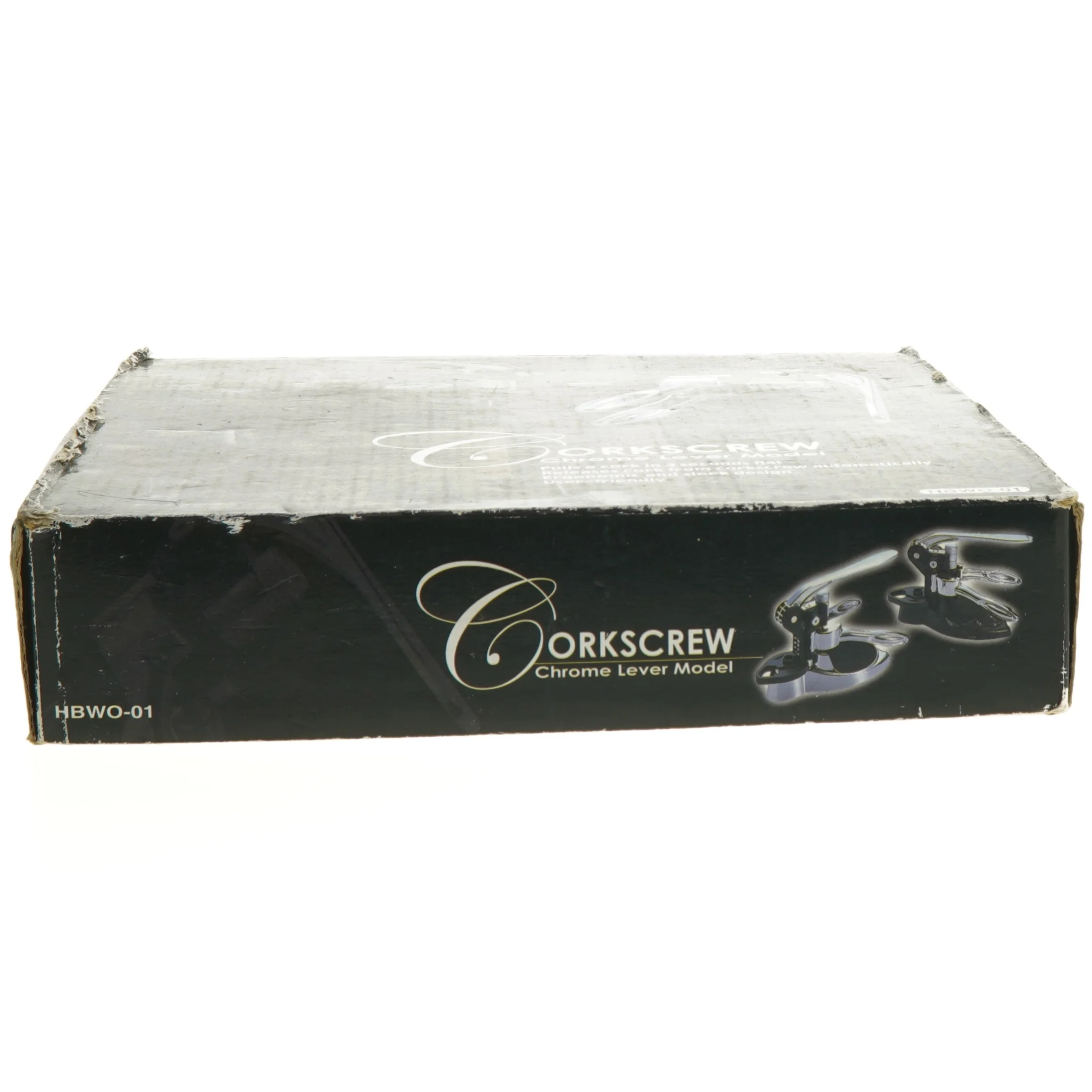 Krom flaskeåbner med håndtag