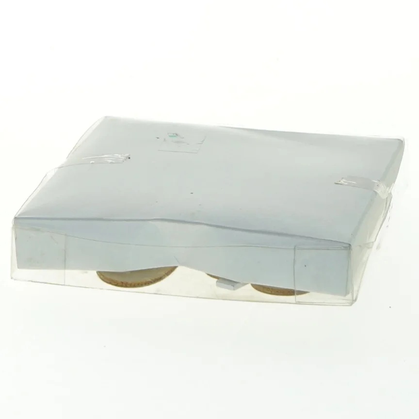 Dekorative hjerteformede stofknapper (str. 11x9,5 cm)