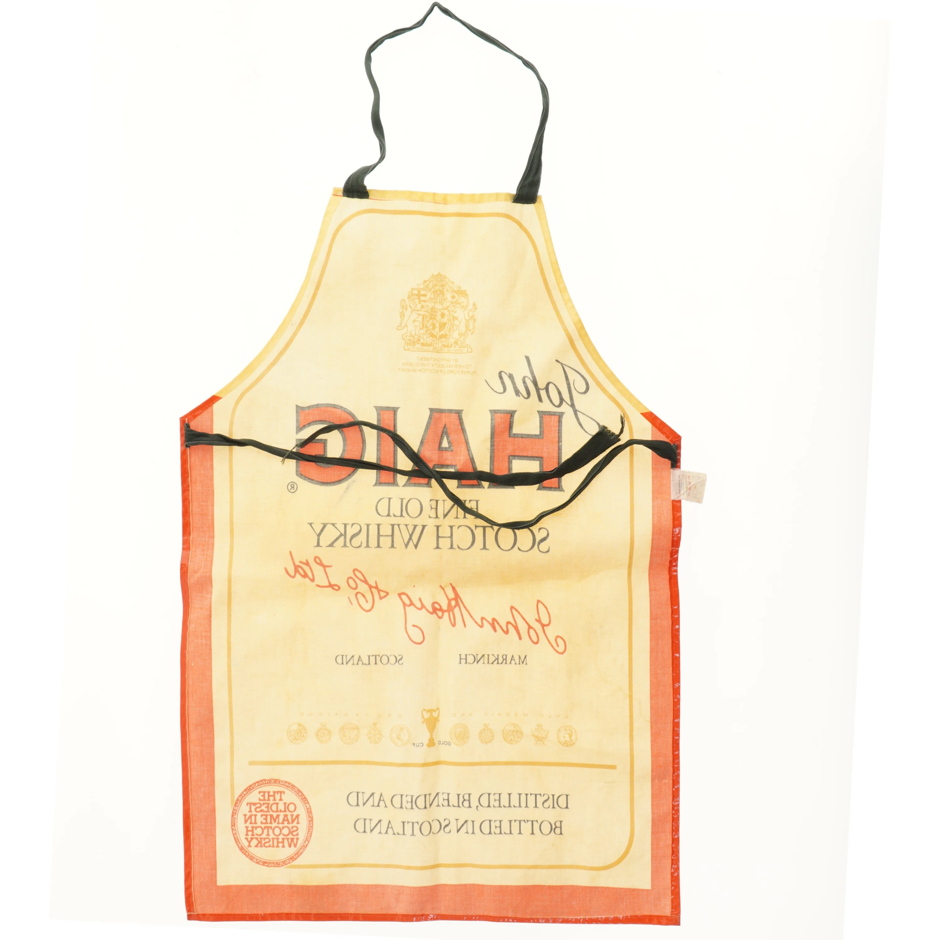 Forklæde med whisky-motiv fra Sari Specials (str. 75x51 cm)