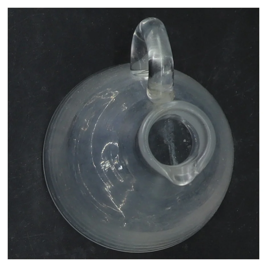 Glasflaske med låg (str. 16 cm)