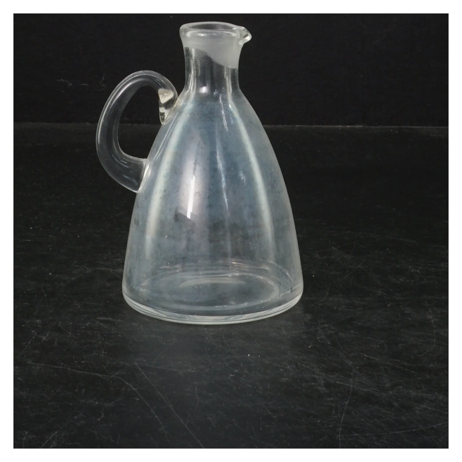 Glasflaske med låg (str. 16 cm)