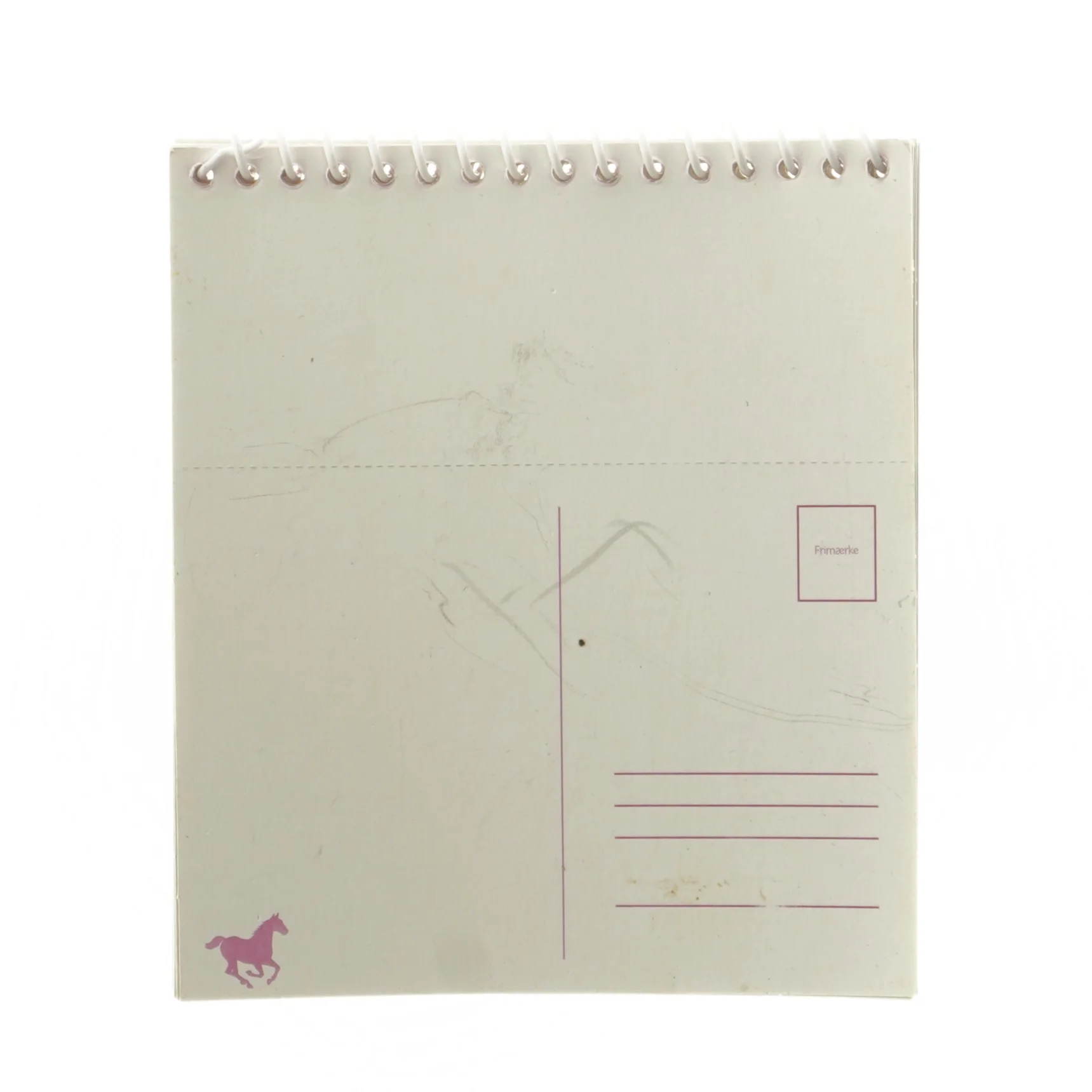 Postkortkalender 2017 med heste (str. 16x14 cm)