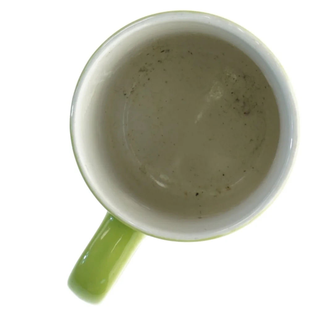 Grøn keramik krus (str. 10x8 cm)