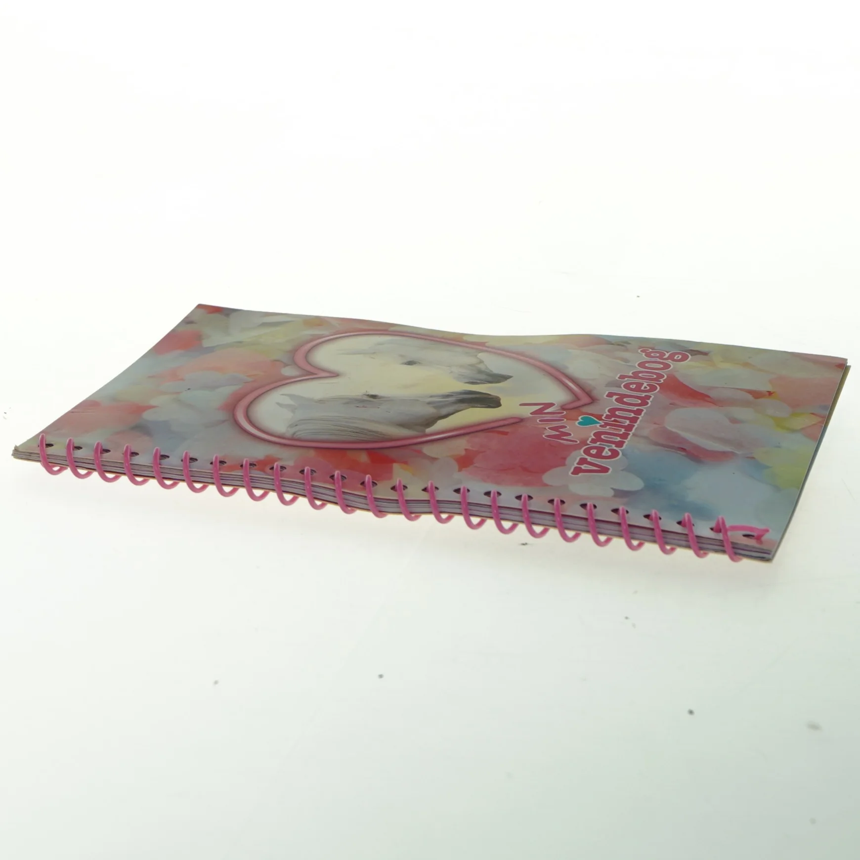 Min venindebog med spiralryg (str. 21x15 cm)