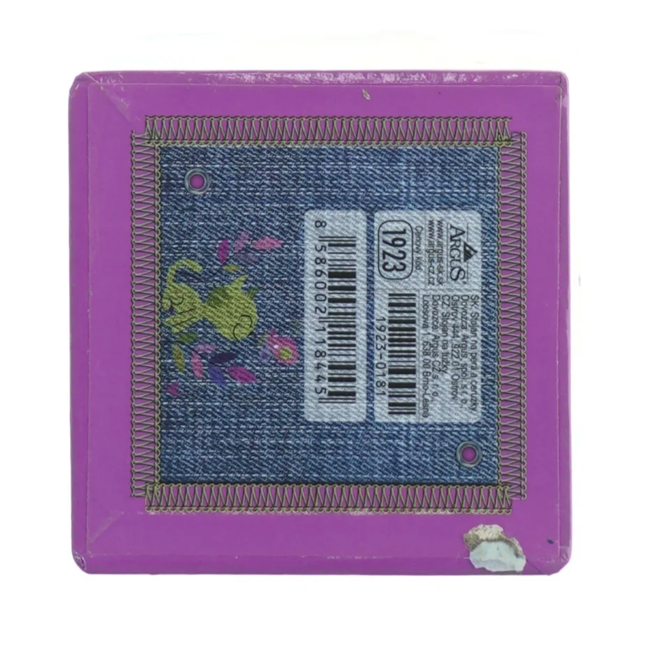 Opbevaringskasse med kattemotiv (str. 10x8 cm)