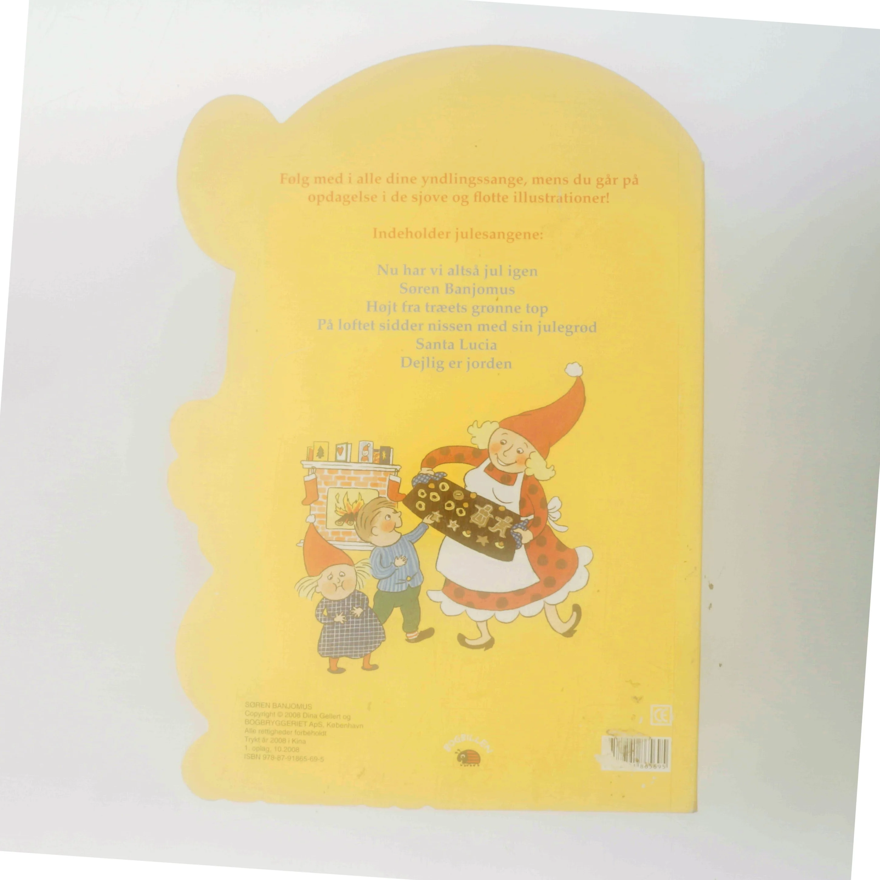 Søren Banjomus : julesange for børn af Dina Gellert (Bog)