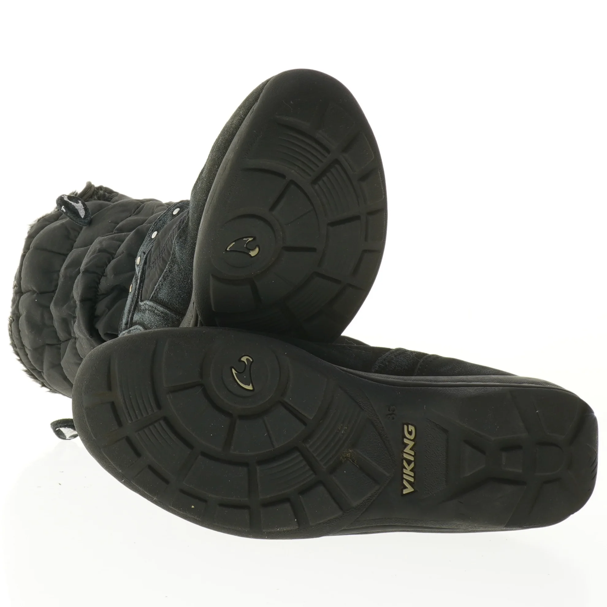 Sort vinterstøvler str. 35 fra Viking (str. 35 )