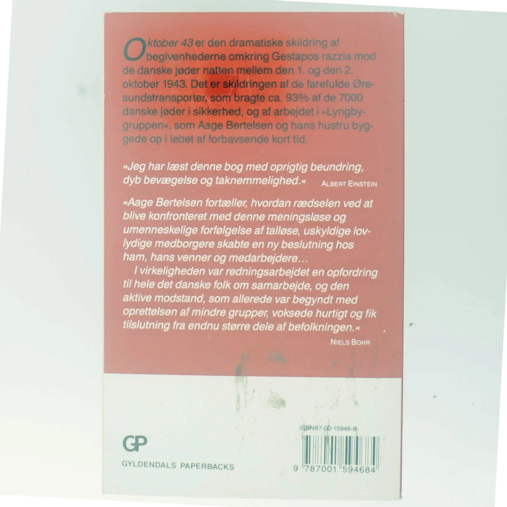 Oktober 43 af Aage Bertelsen (Bog)