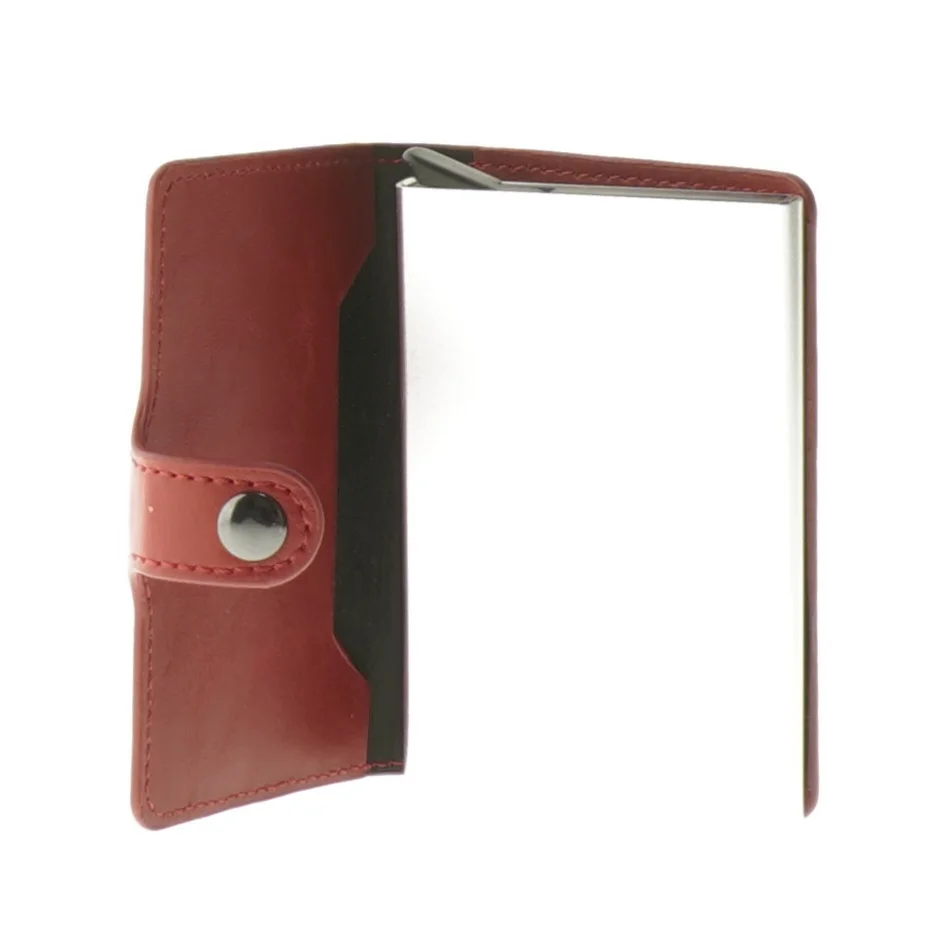 Lille rød pung (str. 10x6 cm)