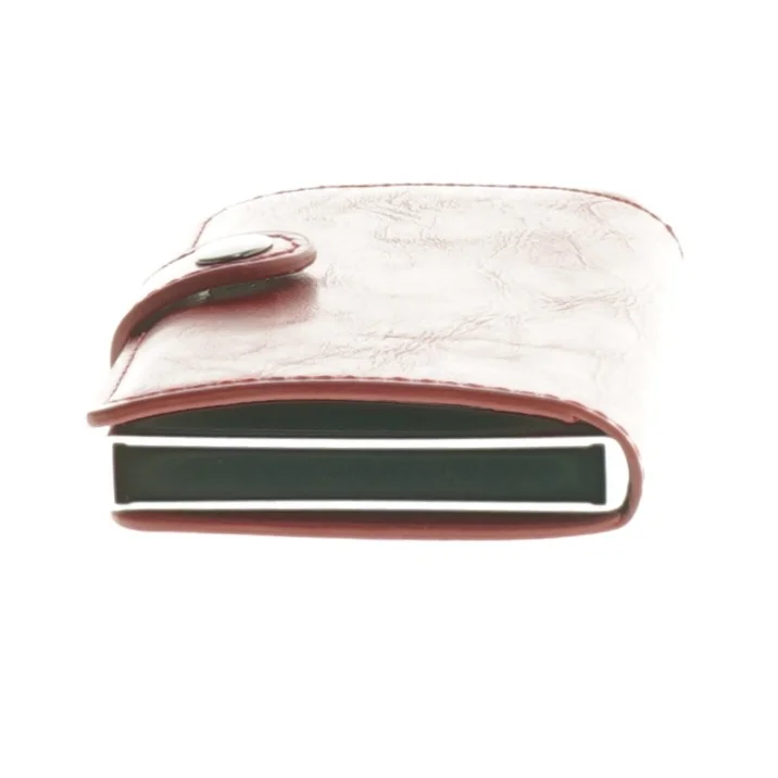 Lille rød pung (str. 10x6 cm)