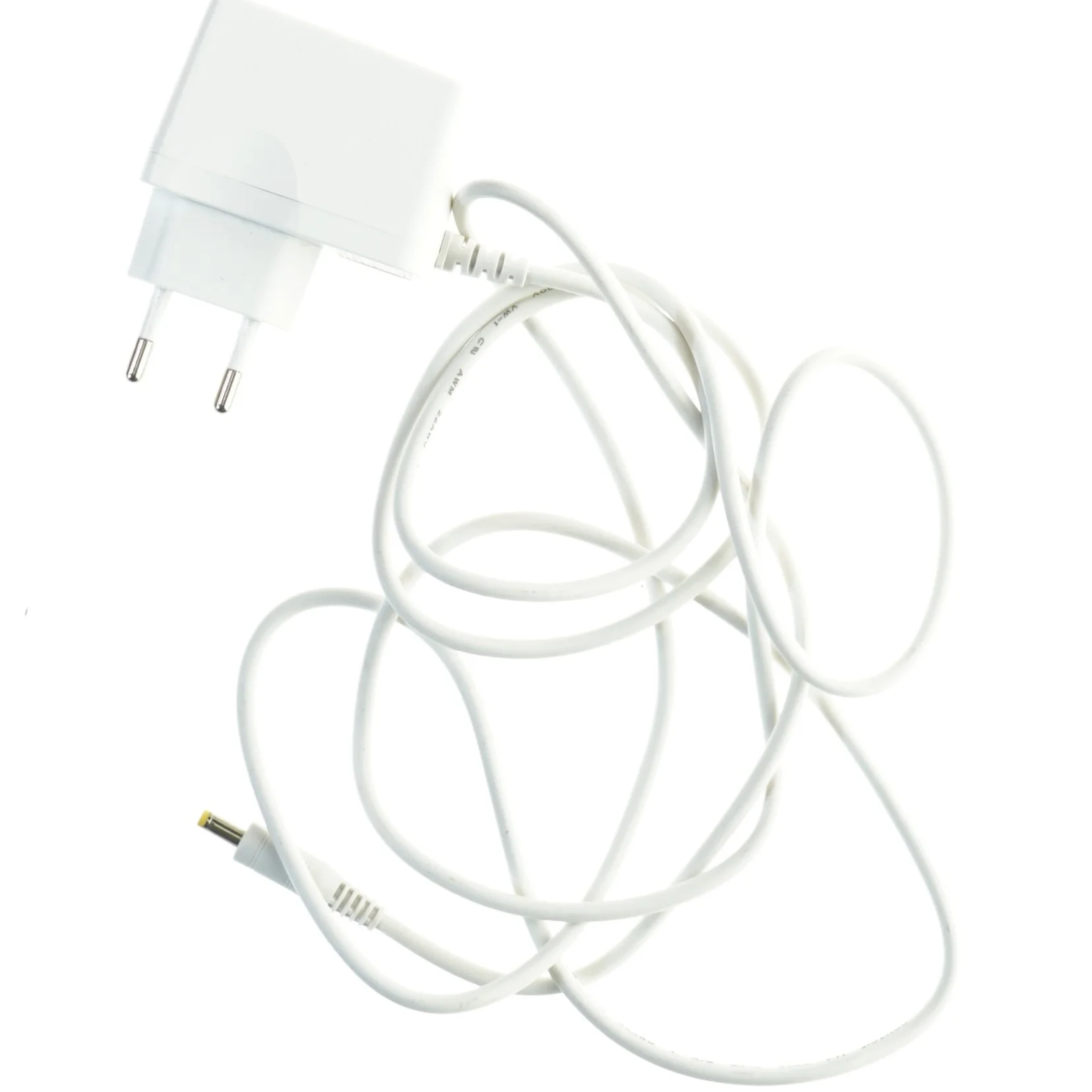 Oplader med tyndt rundt stik fra Logi (str. 180 cm)