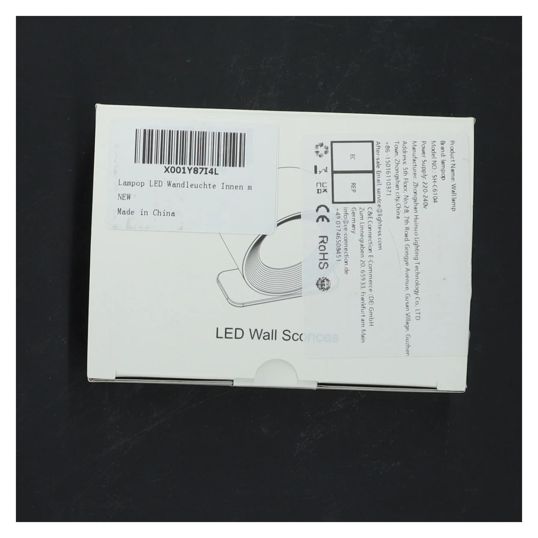 LED væglampe fra Lampop (str. Ø 8 cm)