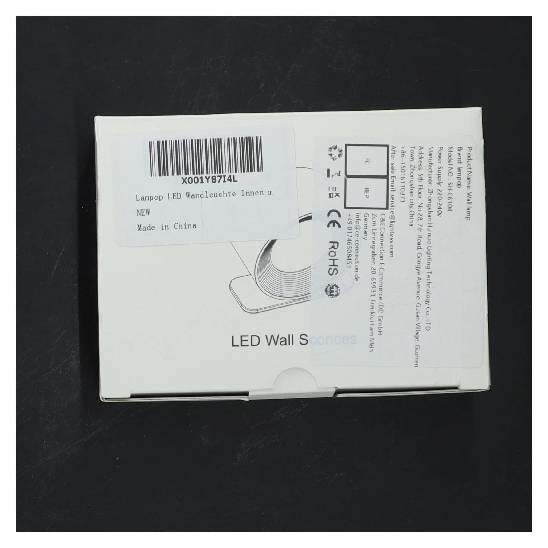 LED væglampe fra Lampop (str. Ø 8 cm)