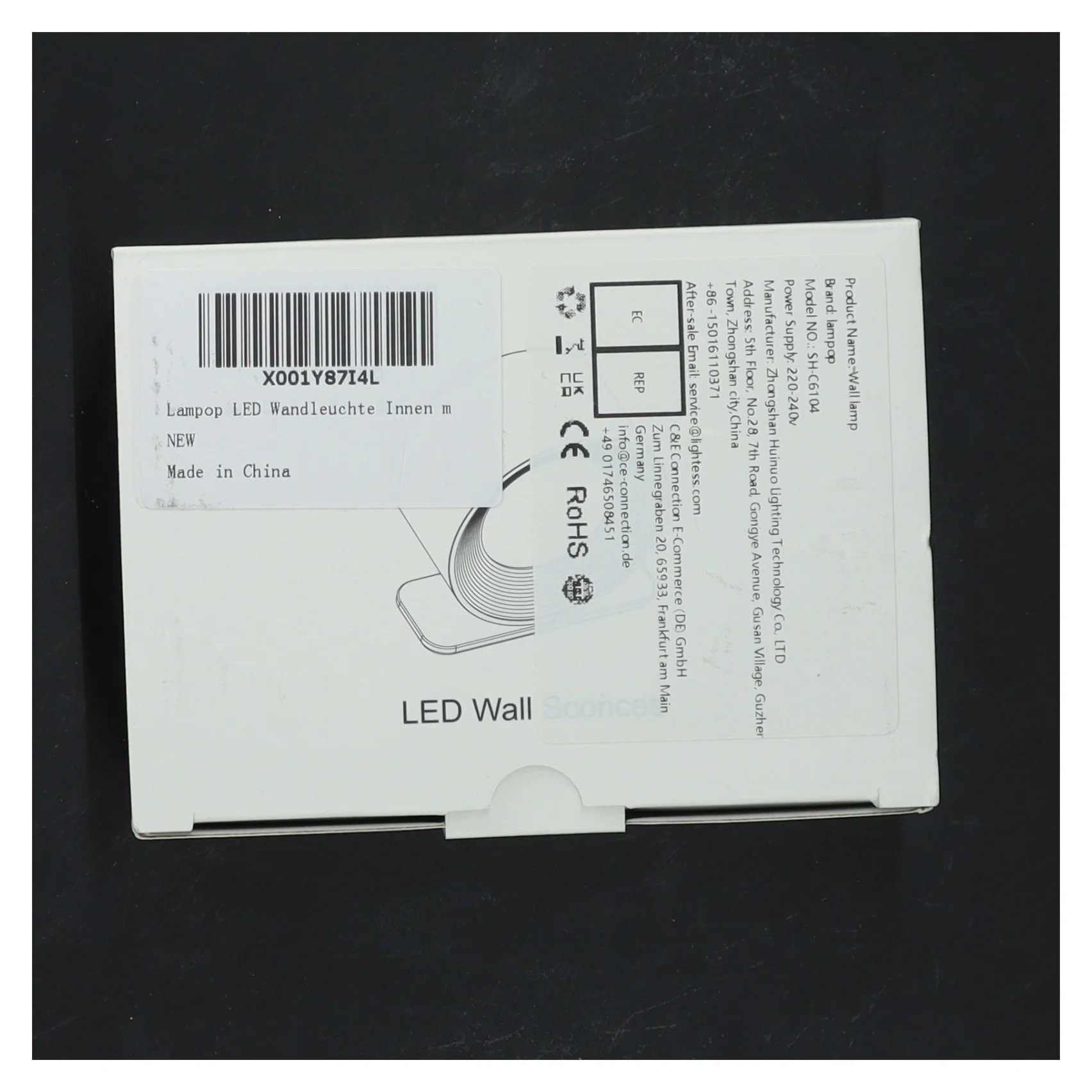 LED væglampe fra Lampop (str. Ø 8 cm)