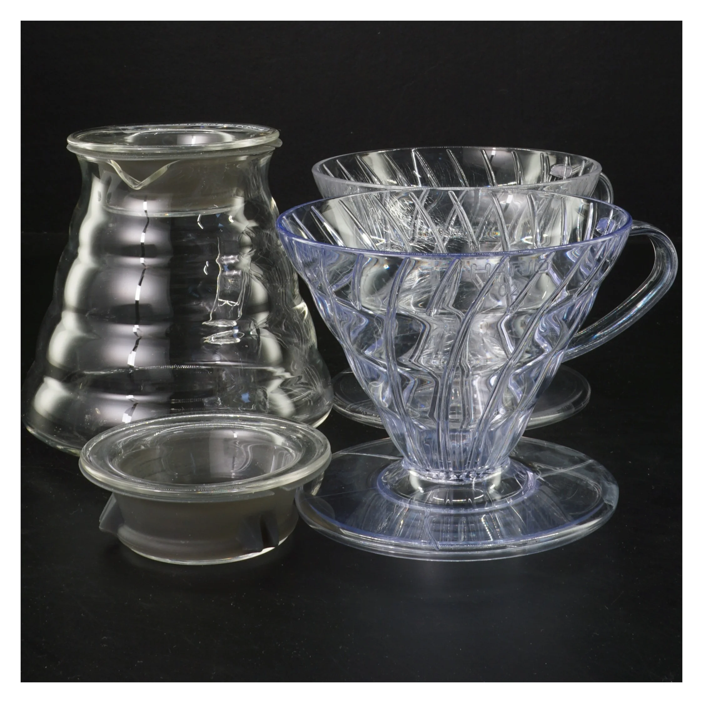 Hario kaffe bryggesæt fra Hario (str. 9,5x Ø11,5 og 14 cm)