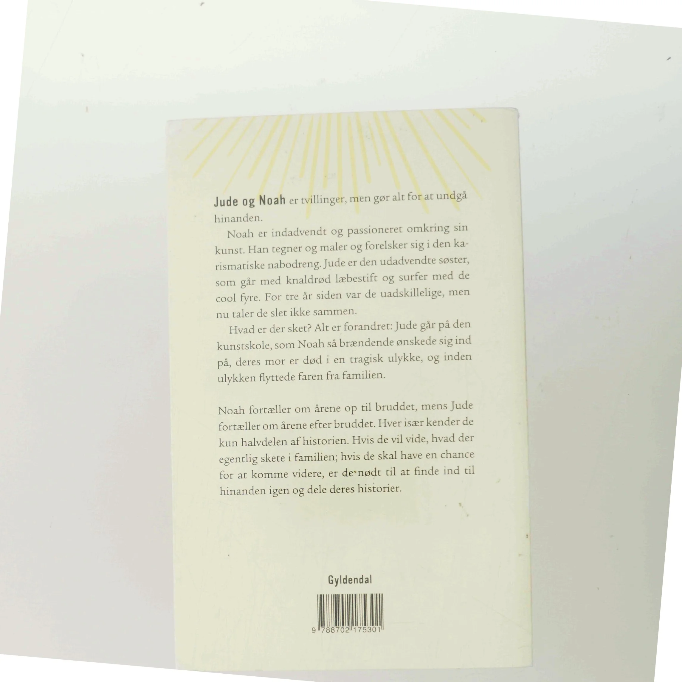 Jeg henter solen ned af Jandy Nelson (Bog)