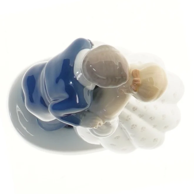 Porcelænsfigur af dansende par fra B&G (str. 19 cm)