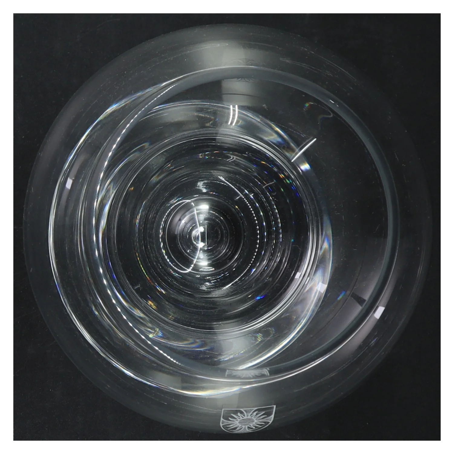 Fyrfadsstage / glasvase (str. 16 cm)