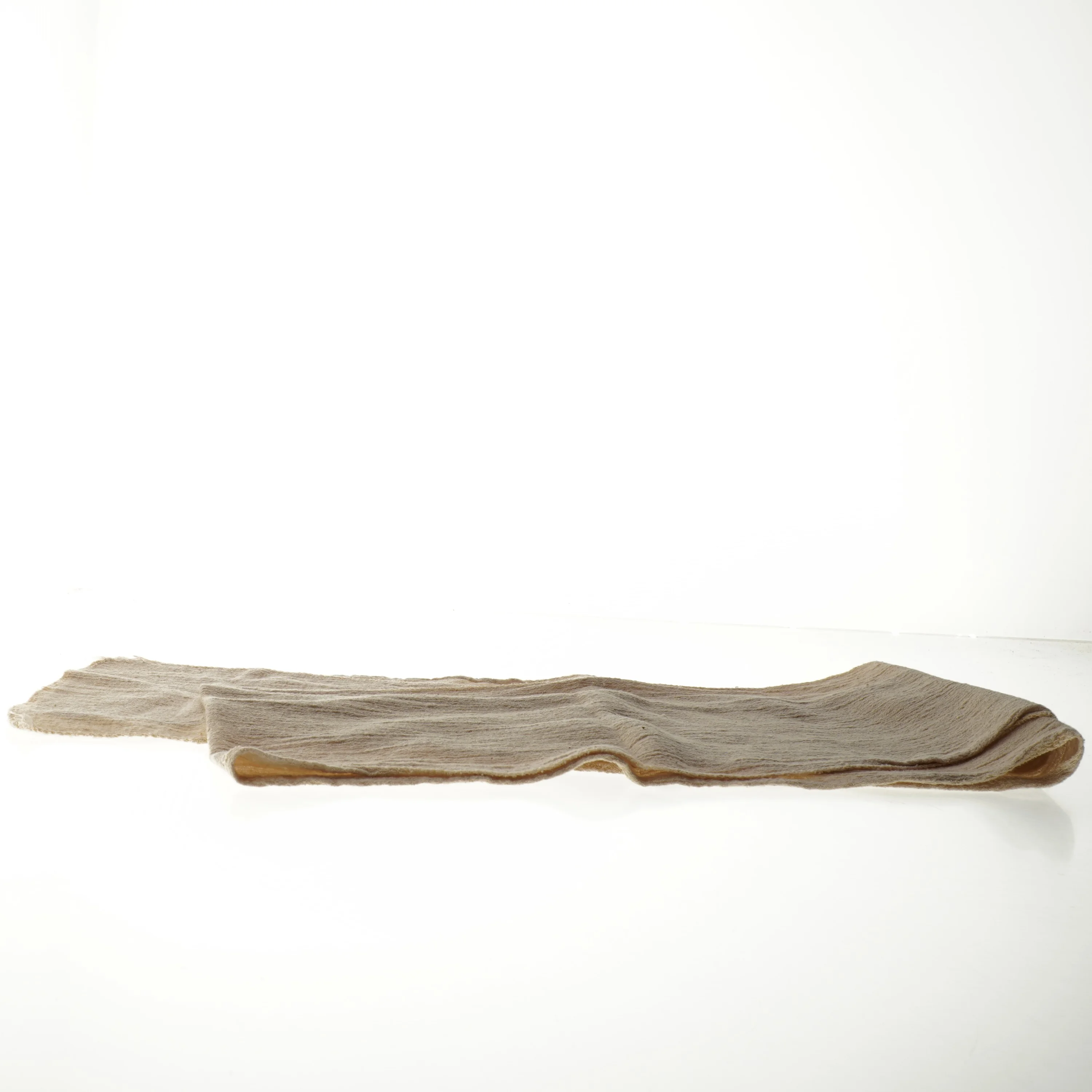 Langt tyndt halstørklæde i uld (str. 190 x 18 cm)