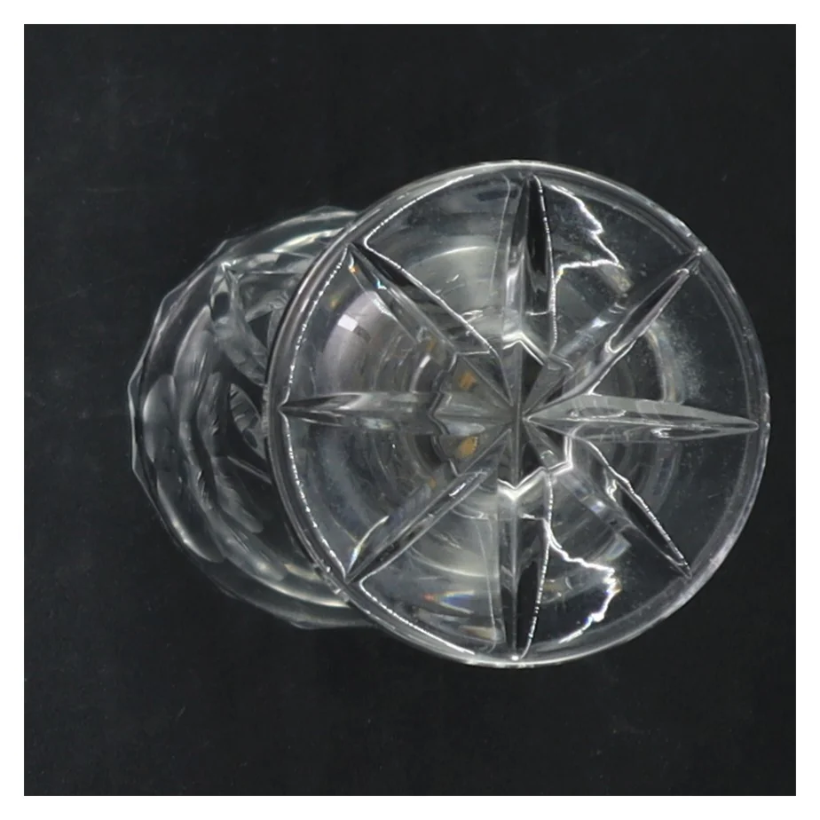 Krystal glad vase (str. 16 cm)