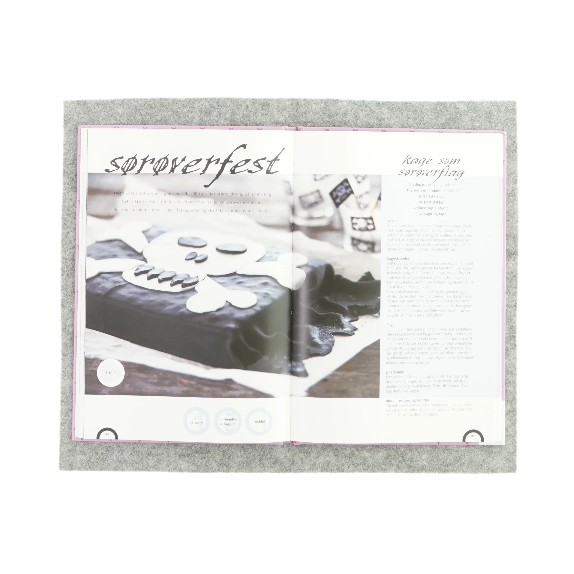 Kagefest - Søde ideer til små og store fester af Pia Krøyer (Kogebog)