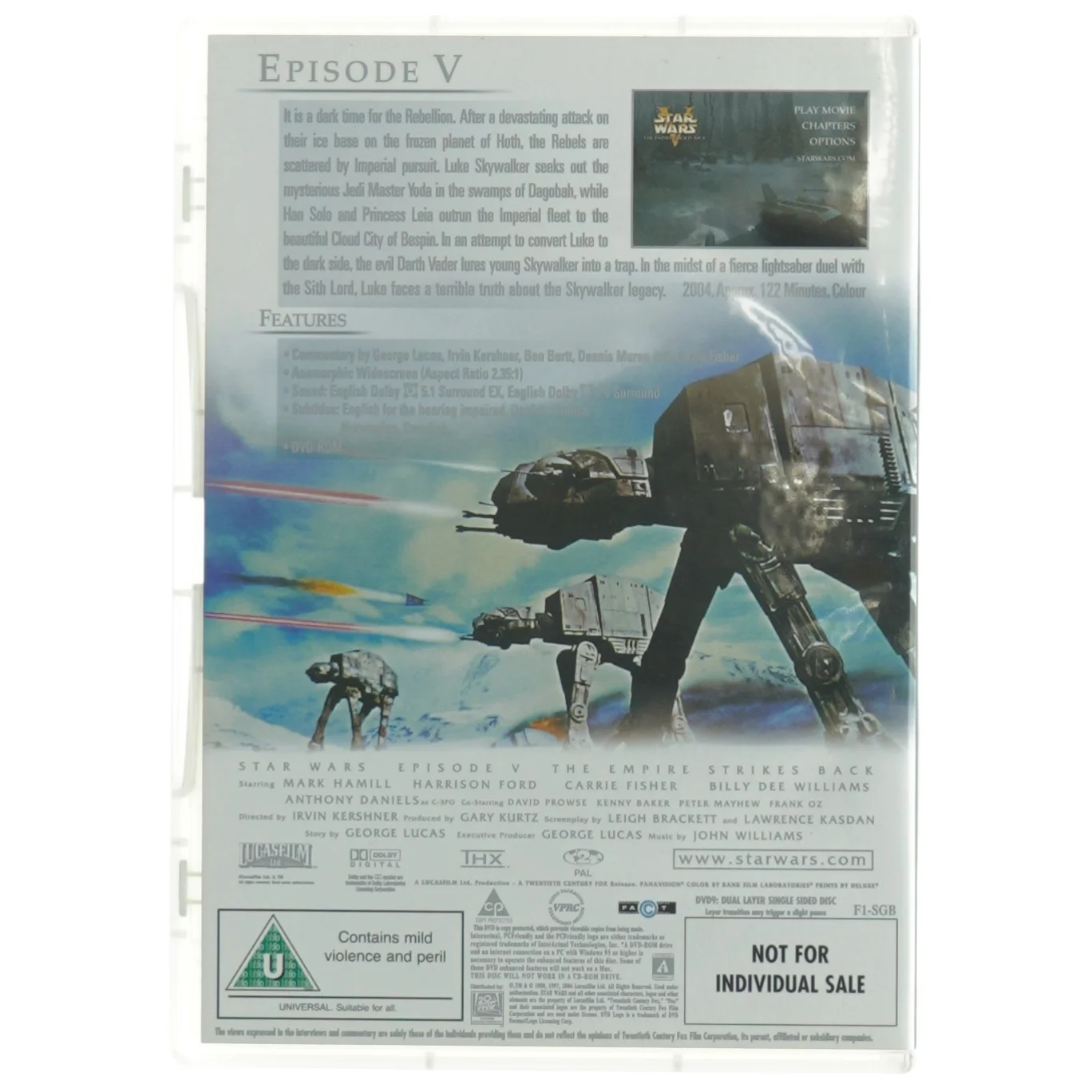 Star Wars: The Empire Strikes Back DVD