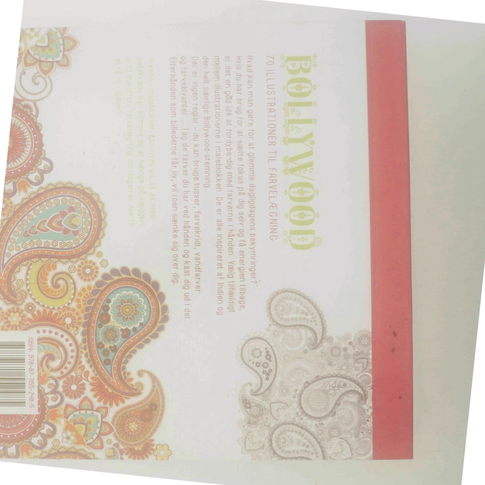 Bollywood - 70 illustrationer til farvelægning (Bog)