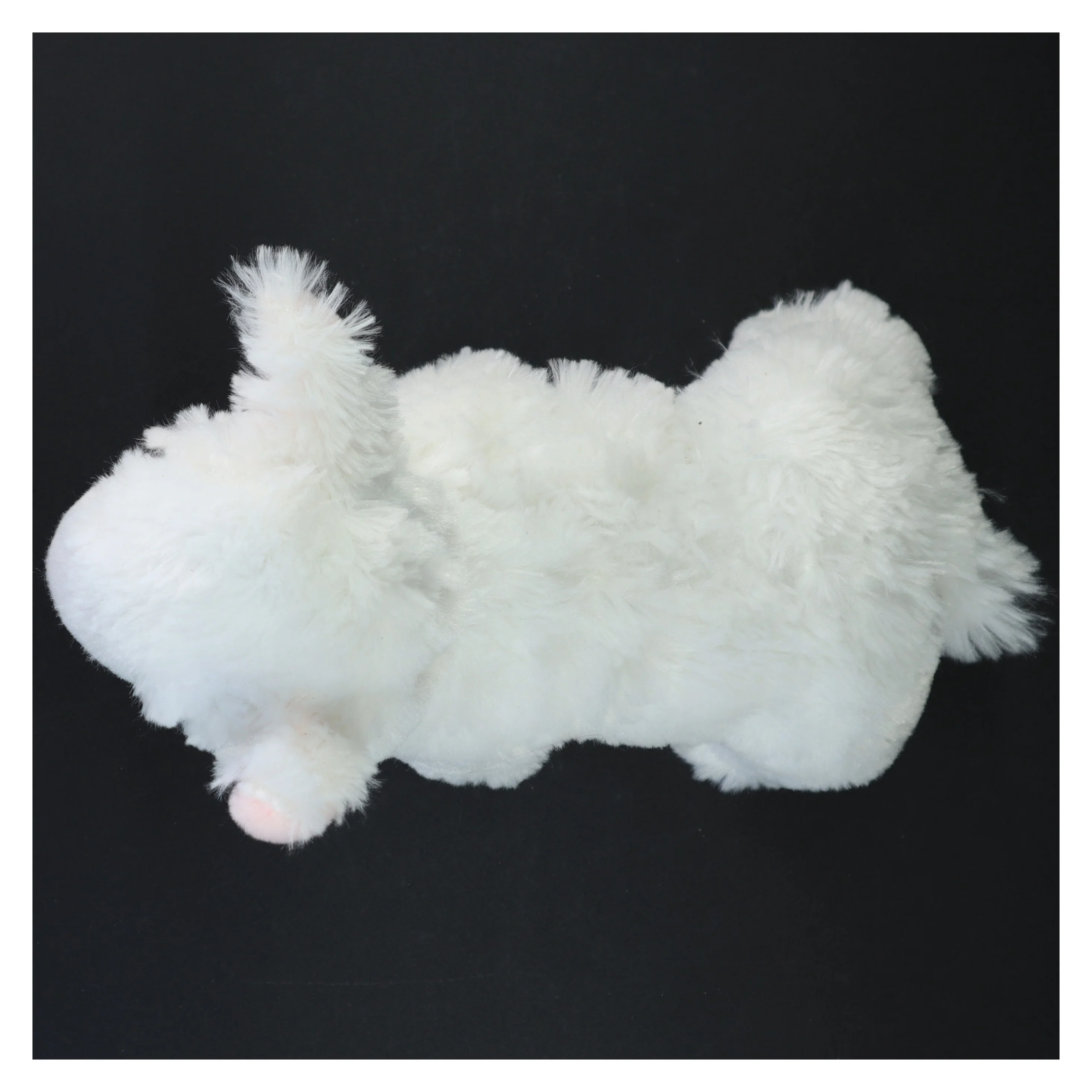 Hvidt tøjdyr lam (str. 22 cm)