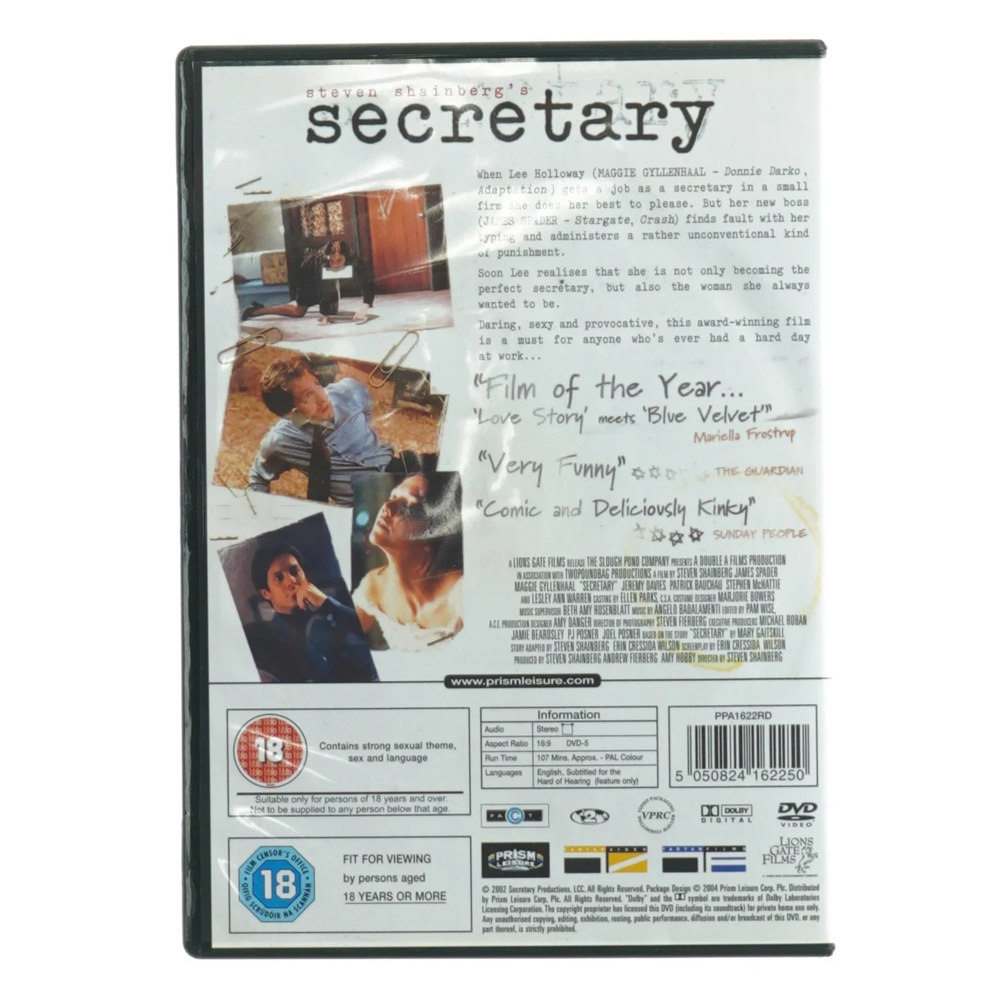 DVD film 'Secretary'