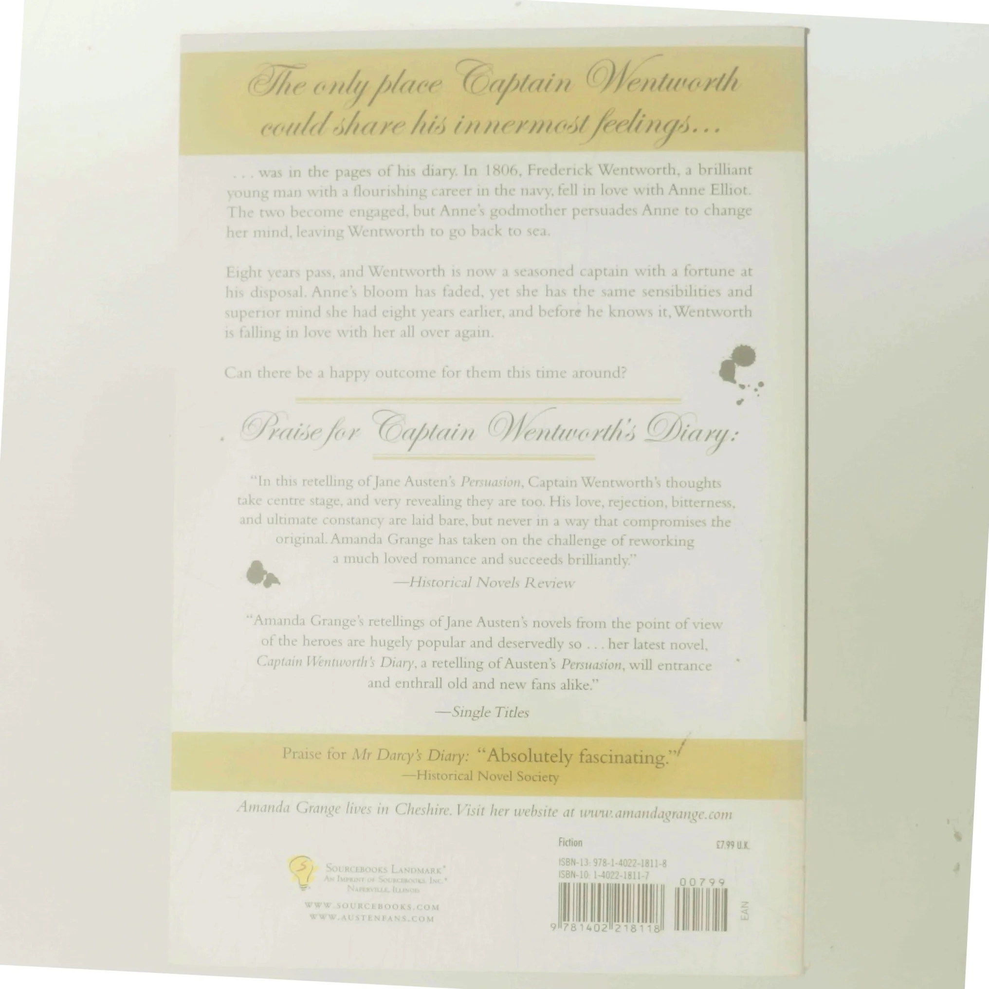 Captain Wentworth's Diary af Amanda Grange (Bog)