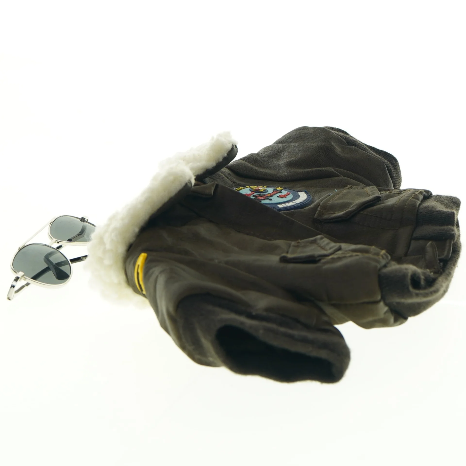 Bamse jakke og solbriller fra Build a Bear (str. Ikke angivet)