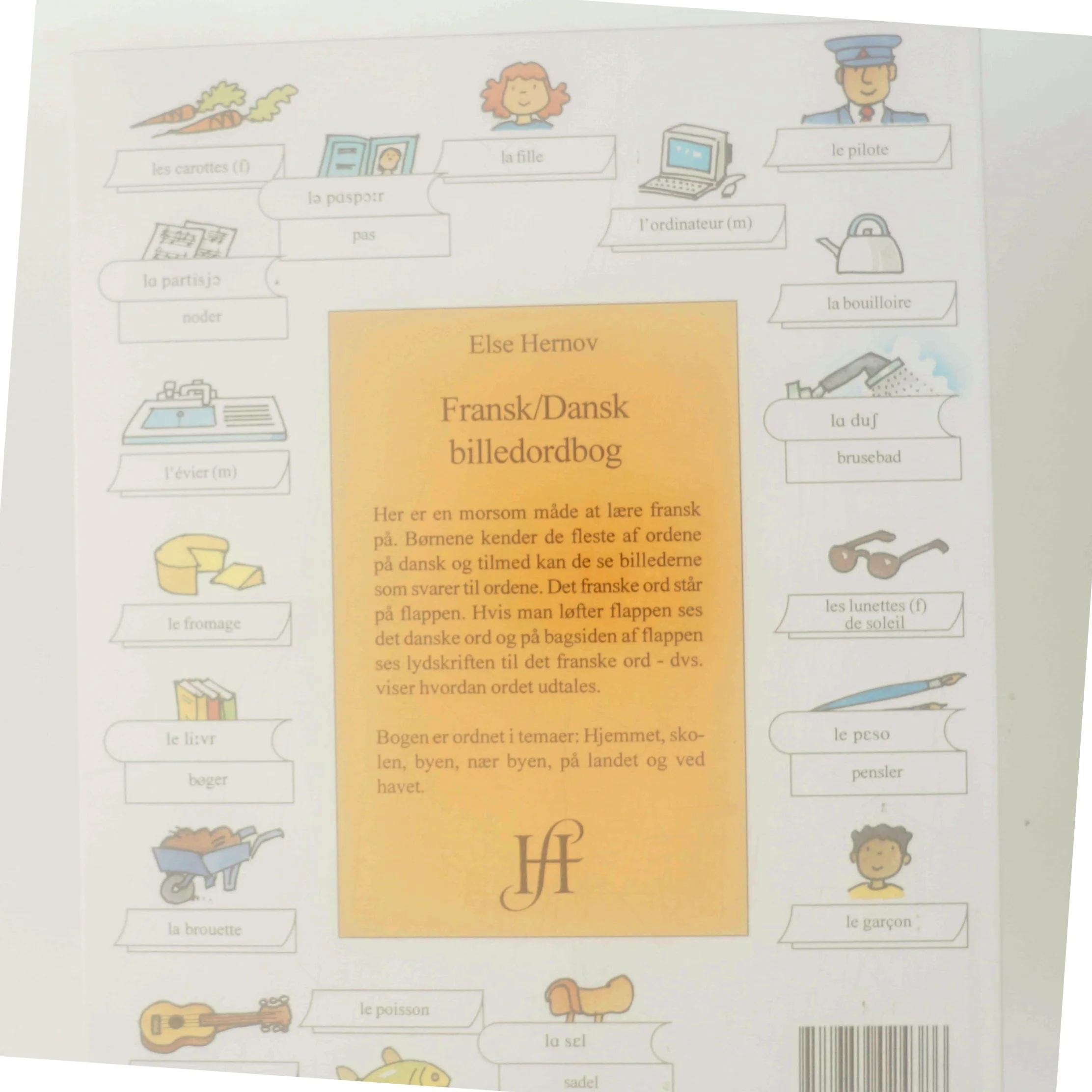 Fransk/dansk billedordbog af Else Hernov (Bog)