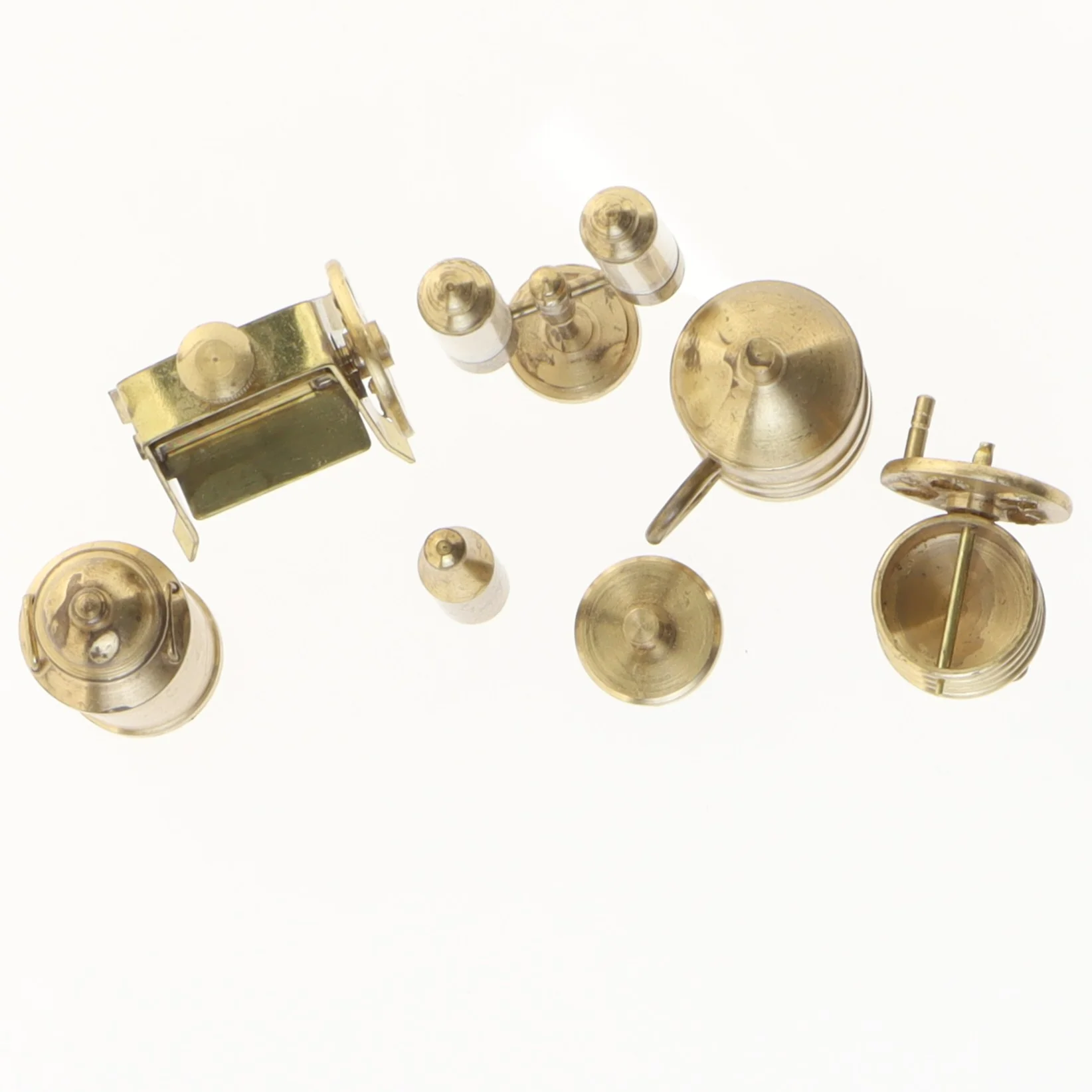 Sæt af miniature messing dekorationer (str. 5 cm)